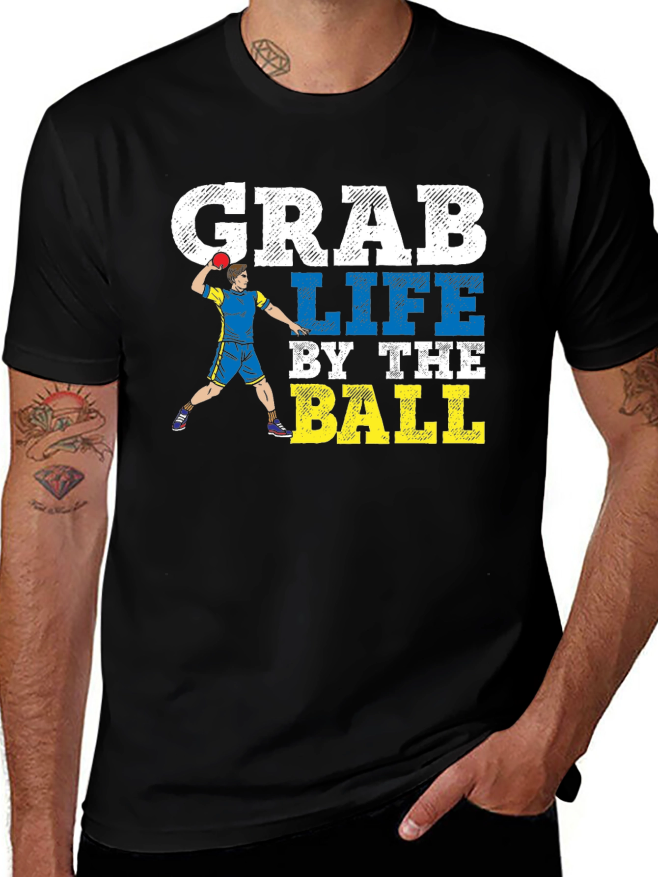 Variant 12 of Grab Life By The Ball T-Shirt
