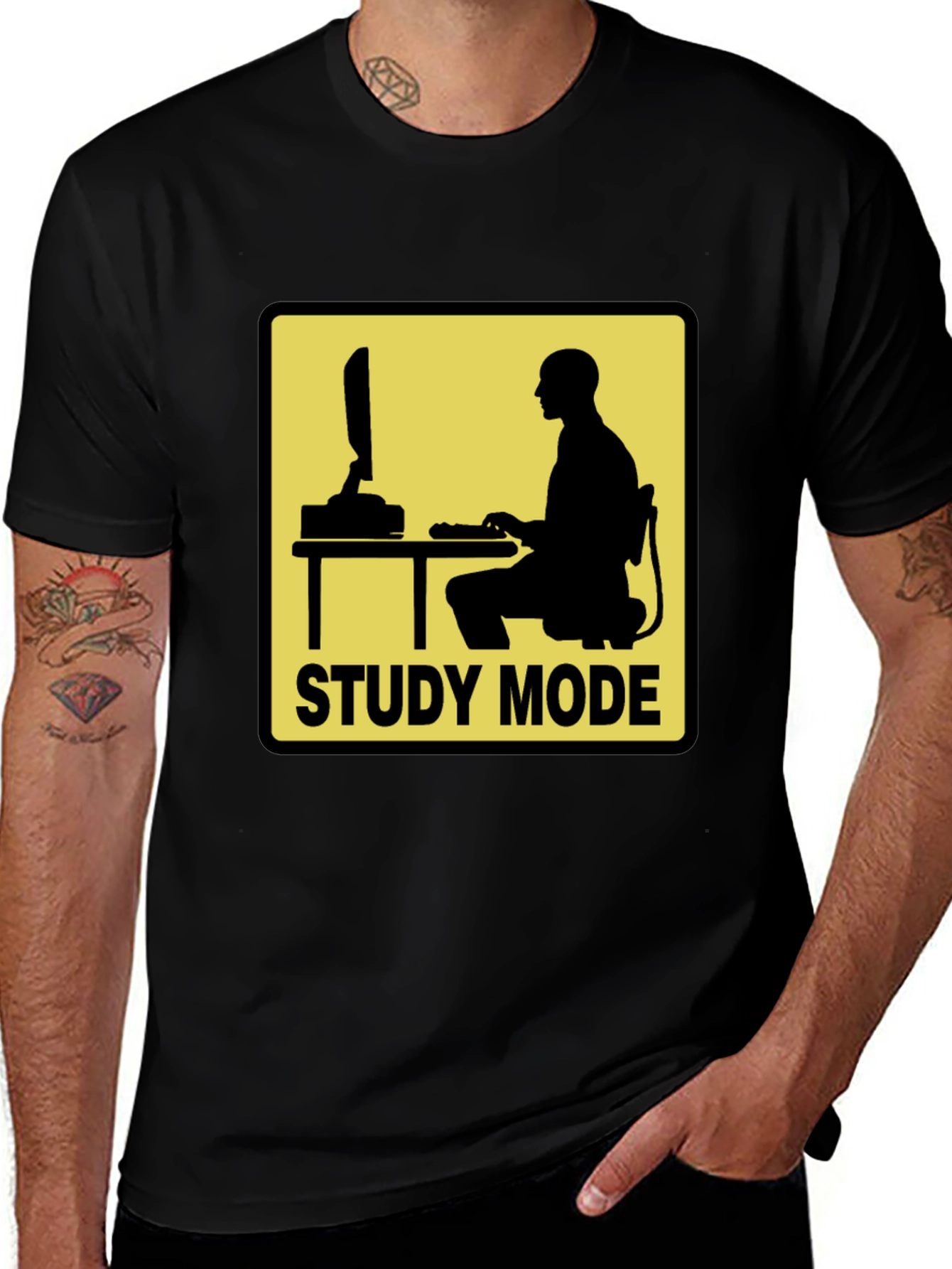 Study Mode T-Shirt - Black
