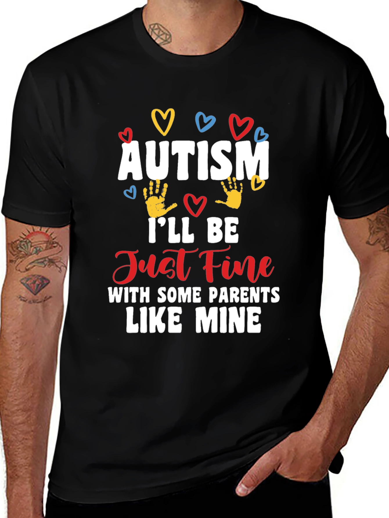 Autism Awareness T-Shirt - I'll Be Just Fine
