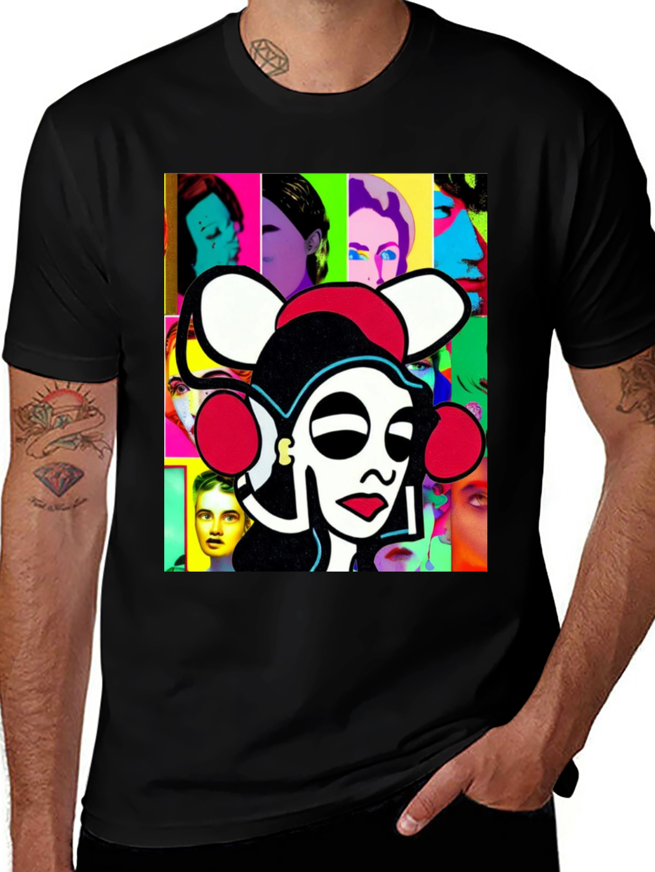 Variant 2 of Pop Art Graphic Tee - Bold & Unique Style