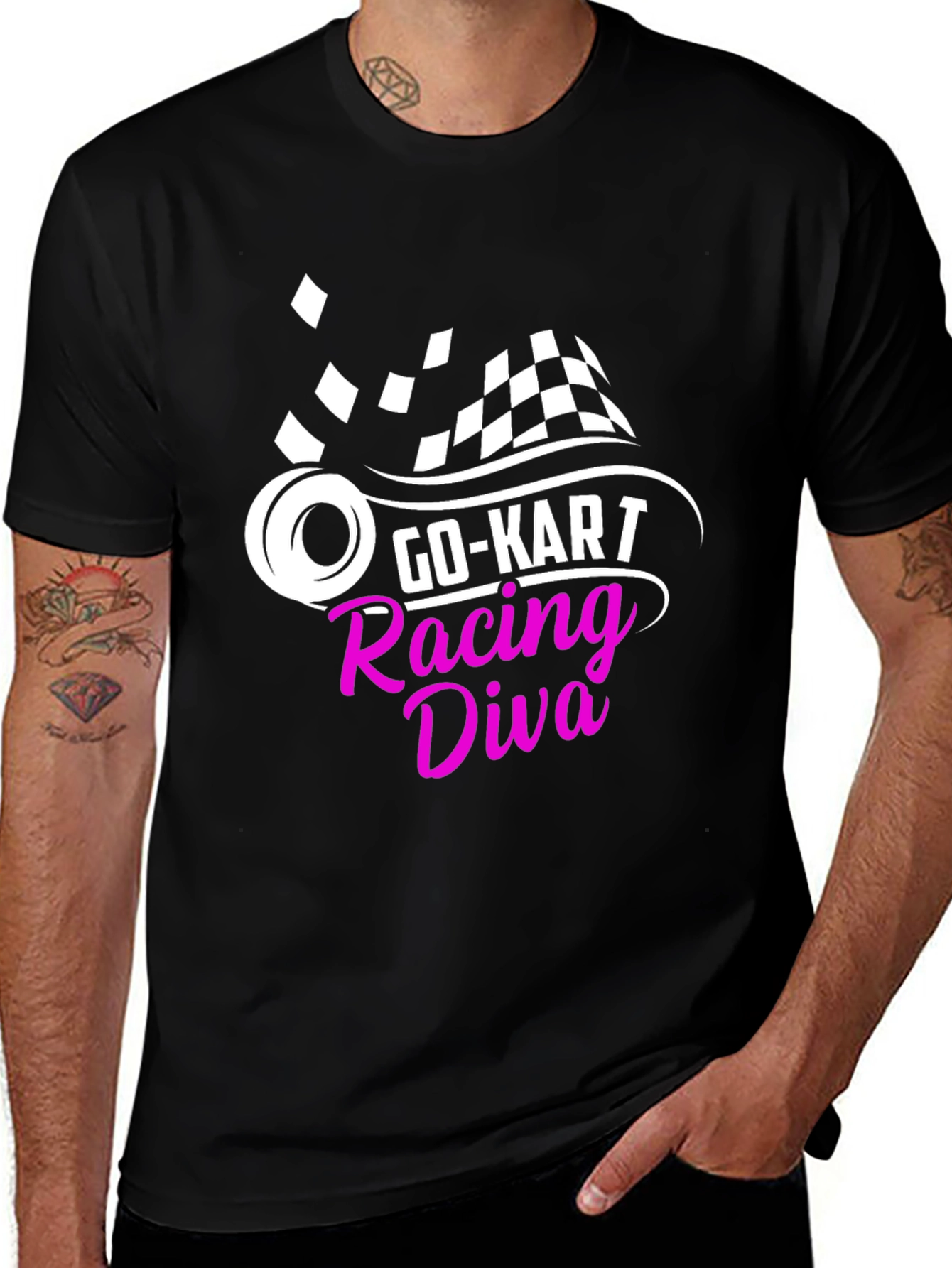 Go-Kart Racing Diva T-Shirt