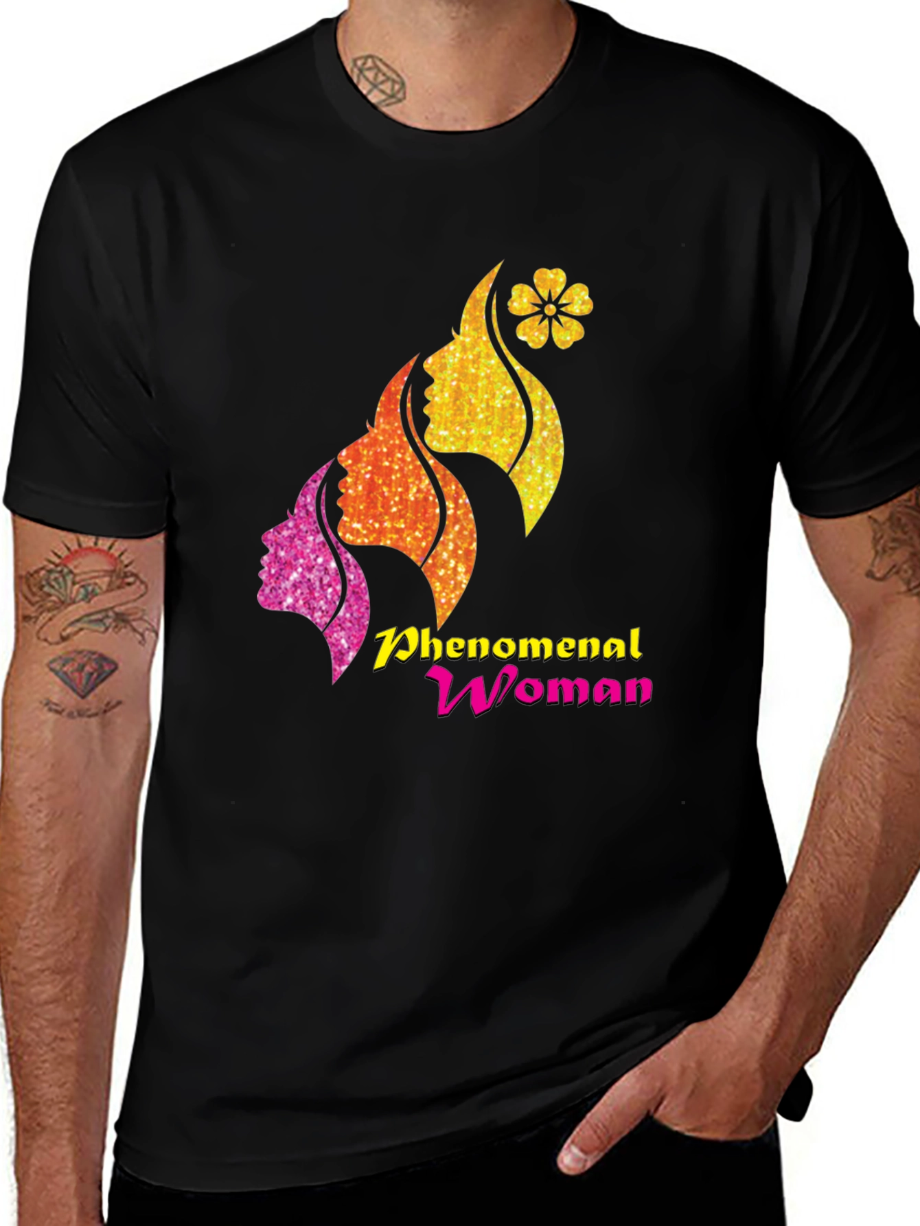 Variant 13 of Phenomenal Woman Graphic T-Shirt