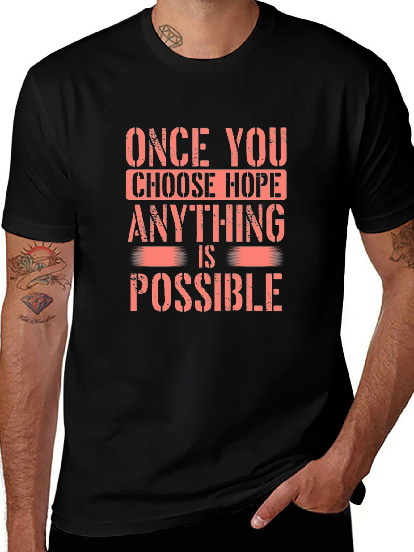 Variant 10 of Hope Motivational Graphic T-Shirt