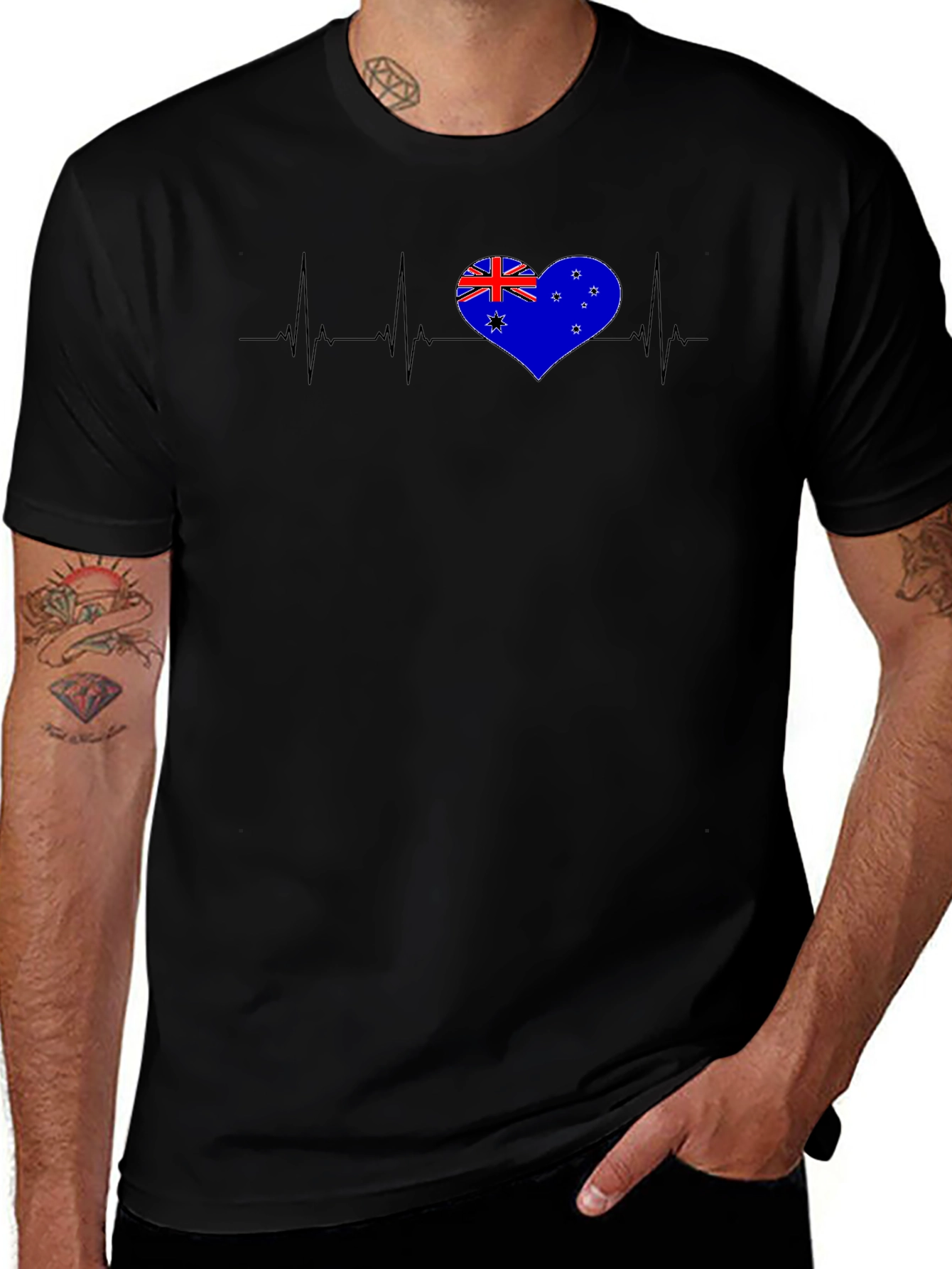 Variant 11 of Australia Heartbeat T-Shirt