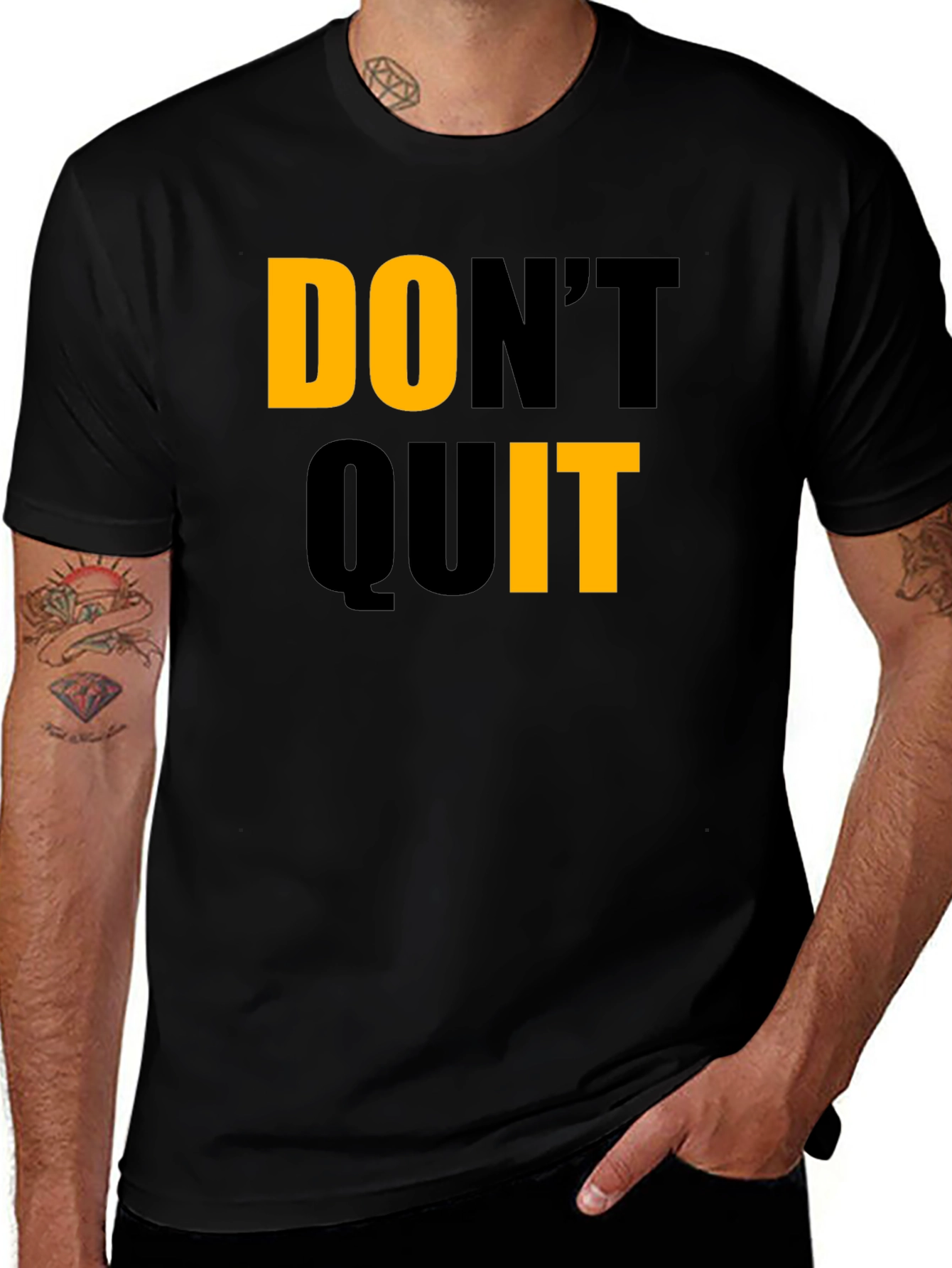 Variant 18 of Motivational Don't Quit T-Shirt