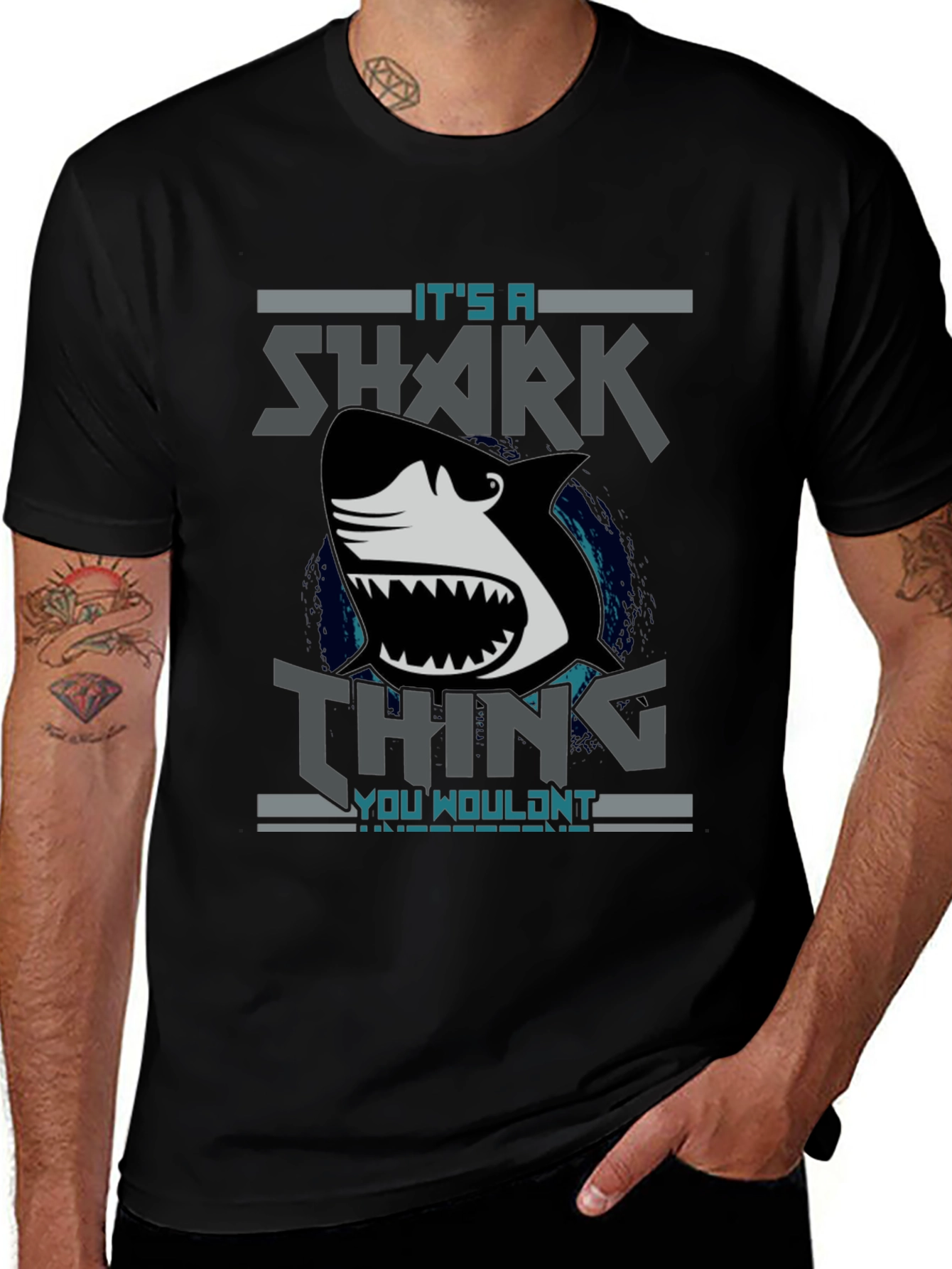 Variant 22 of It's A Shark Thing T-Shirt - Unique Design