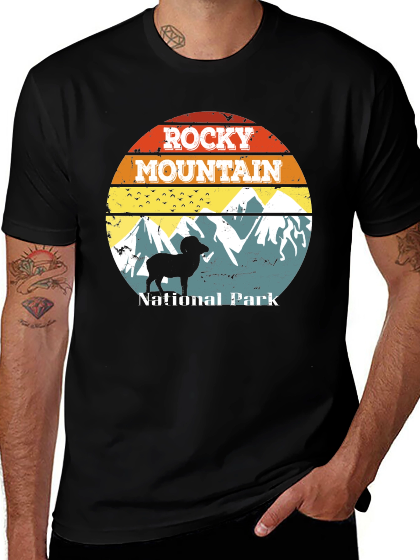 Variant 30 of Rocky Mountain National Park Graphic T-Shirt