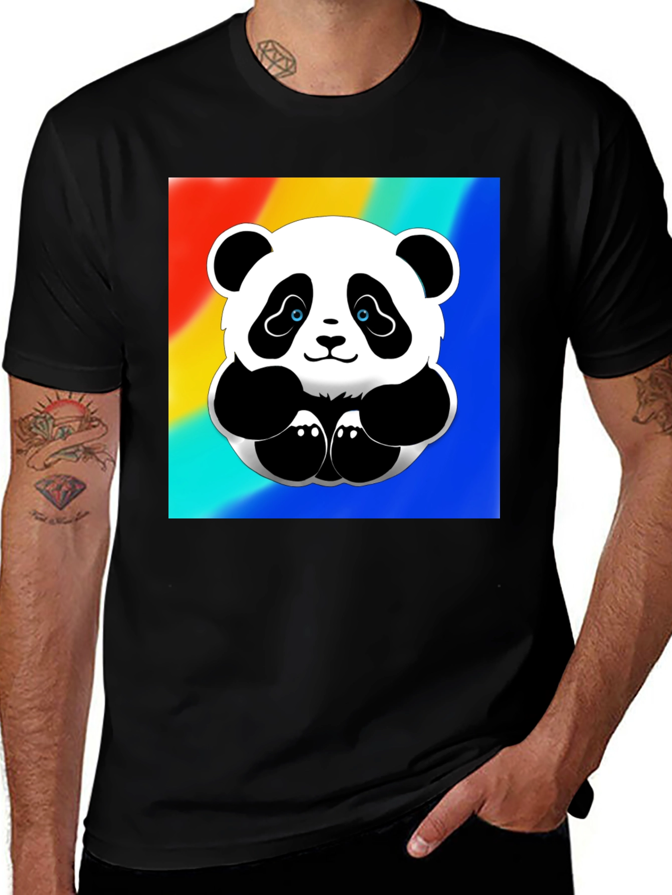 Variant 8 of Cute Panda Graphic Tee