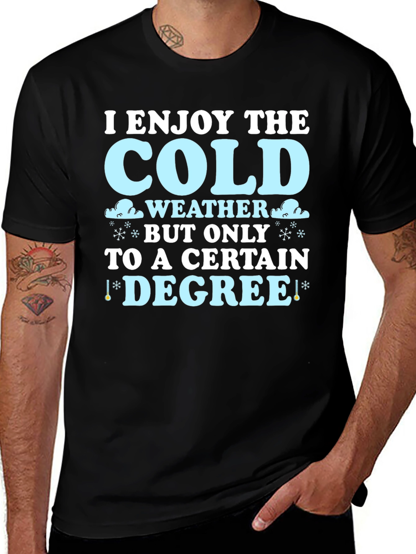 Variant 18 of Funny Cold Weather Degree T-Shirt