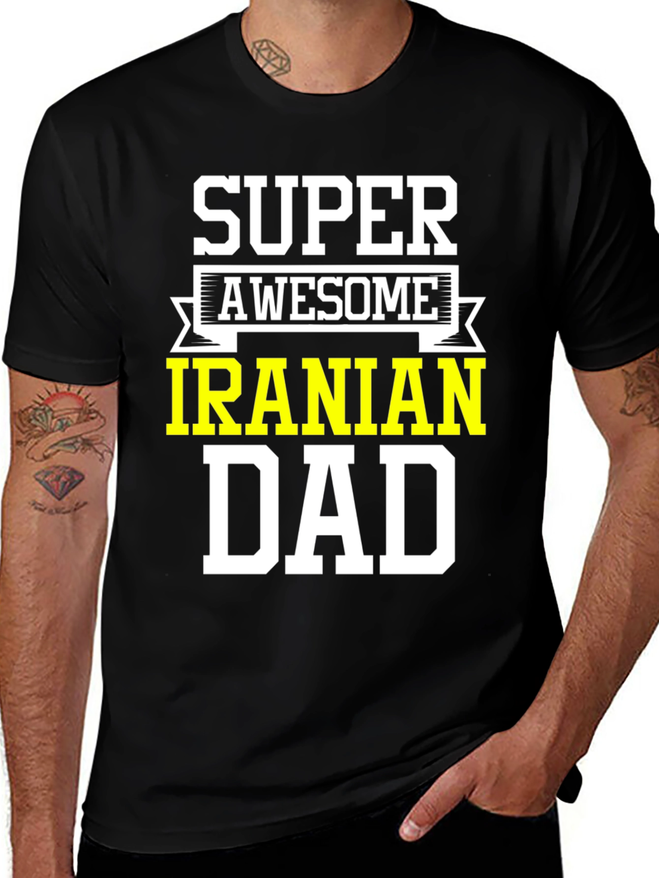 Super Awesome Iranian Dad T-Shirt