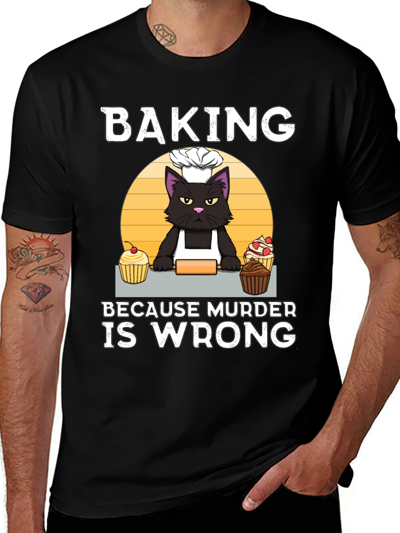 Variant 15 of Baking Because Murder Is Wrong T-Shirt