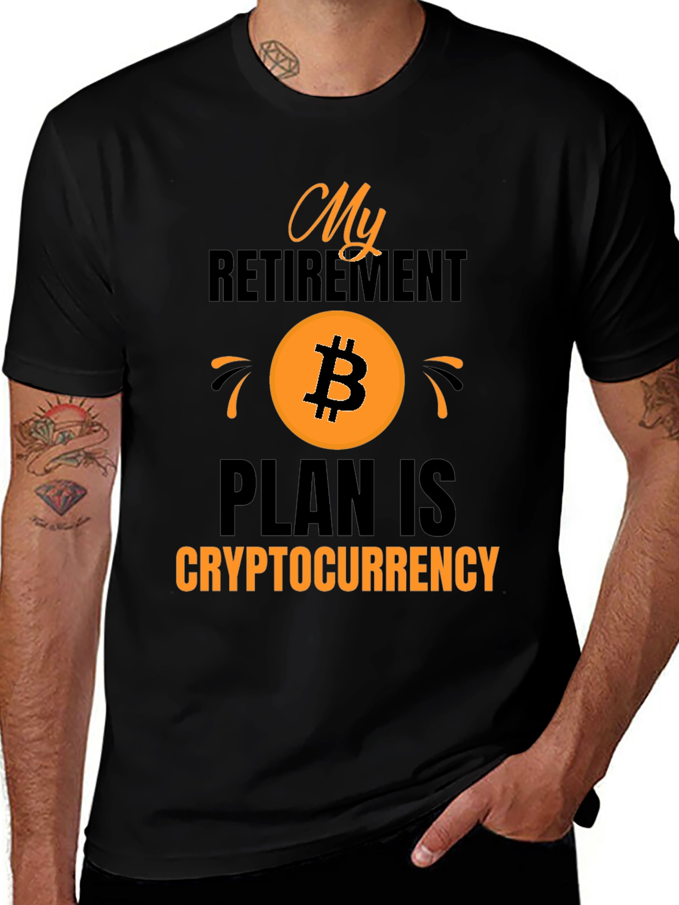 Crypto Retirement Plan T-Shirt Bitcoin Tee