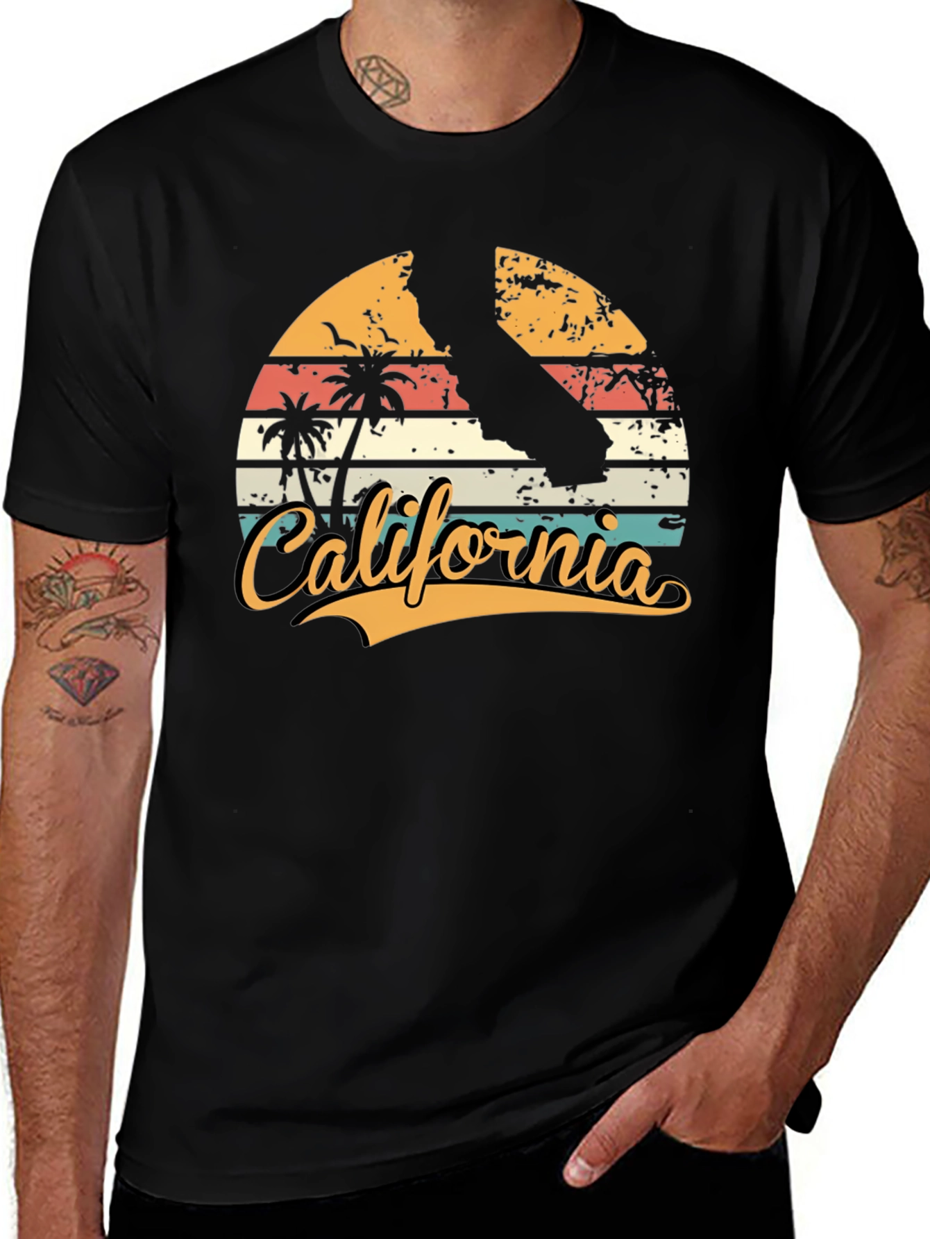 Variant 29 of California Sunset Graphic Tee