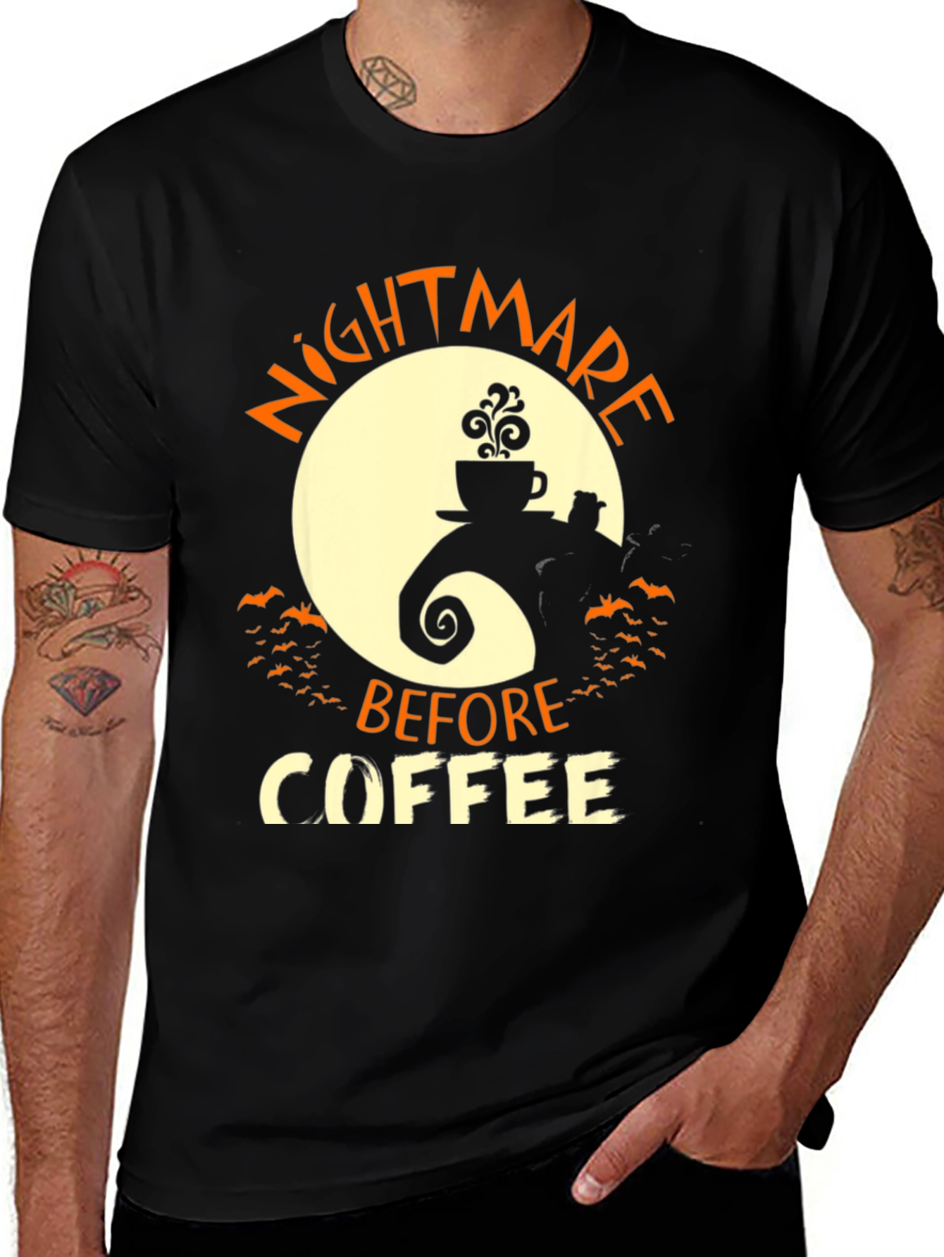 Nightmare Before Coffee T-Shirt - Halloween
