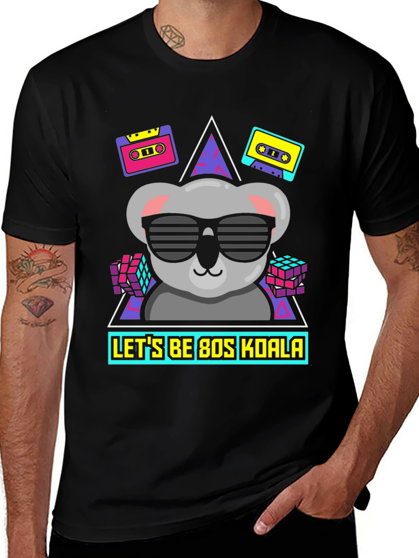 Variant 29 of Retro 80s Koala T-Shirt - Cool Graphic Tee