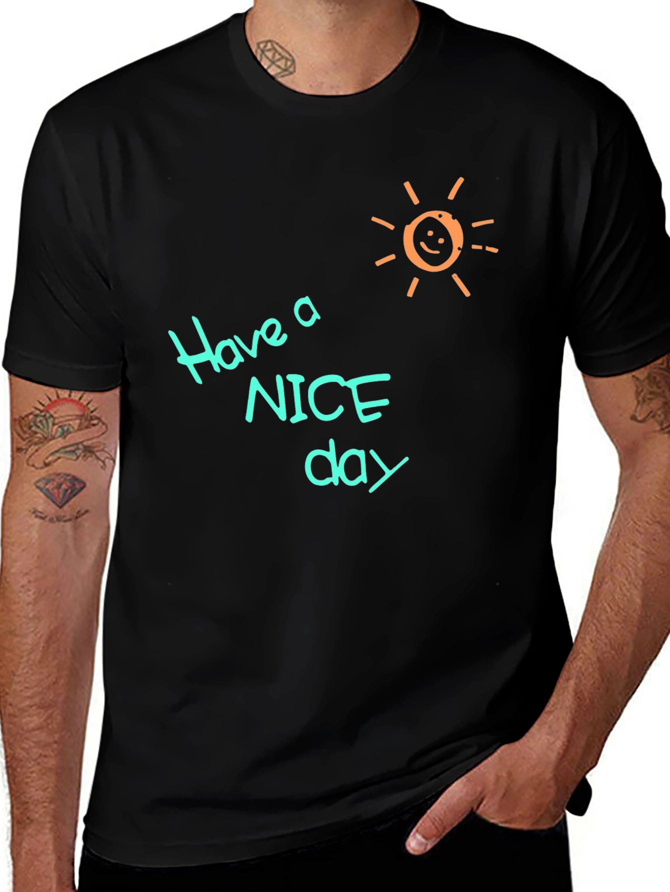 Variant 7 of Have A Nice Day Graphic T-Shirt