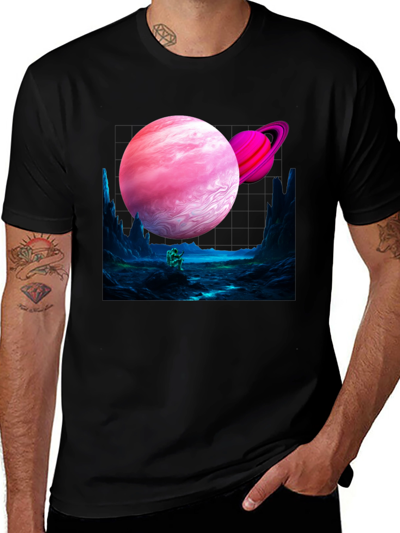 Variant 10 of Cosmic Planet Graphic Tee