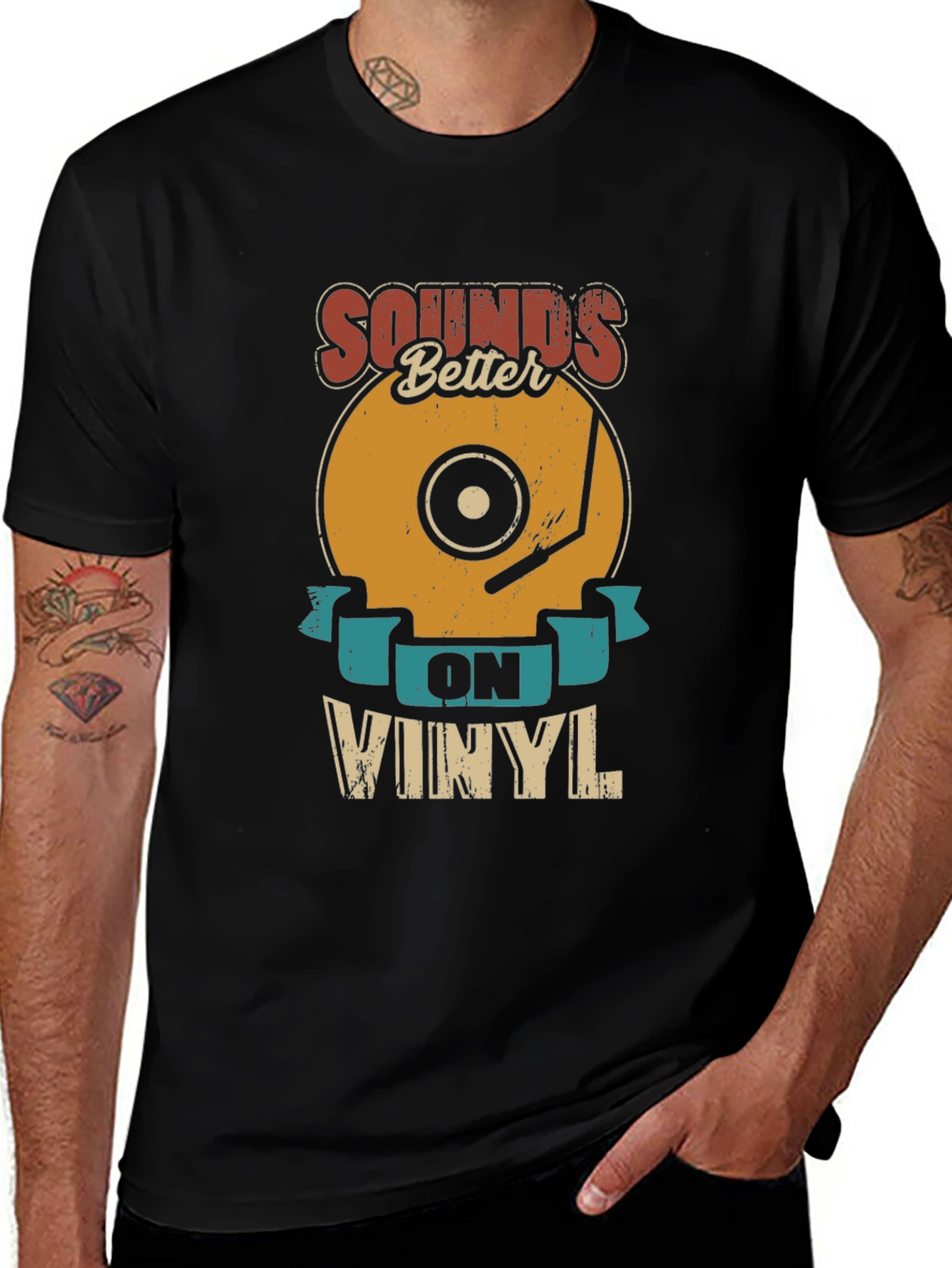 Variant 7 of Sounds Better on Vinyl Graphic T-Shirt