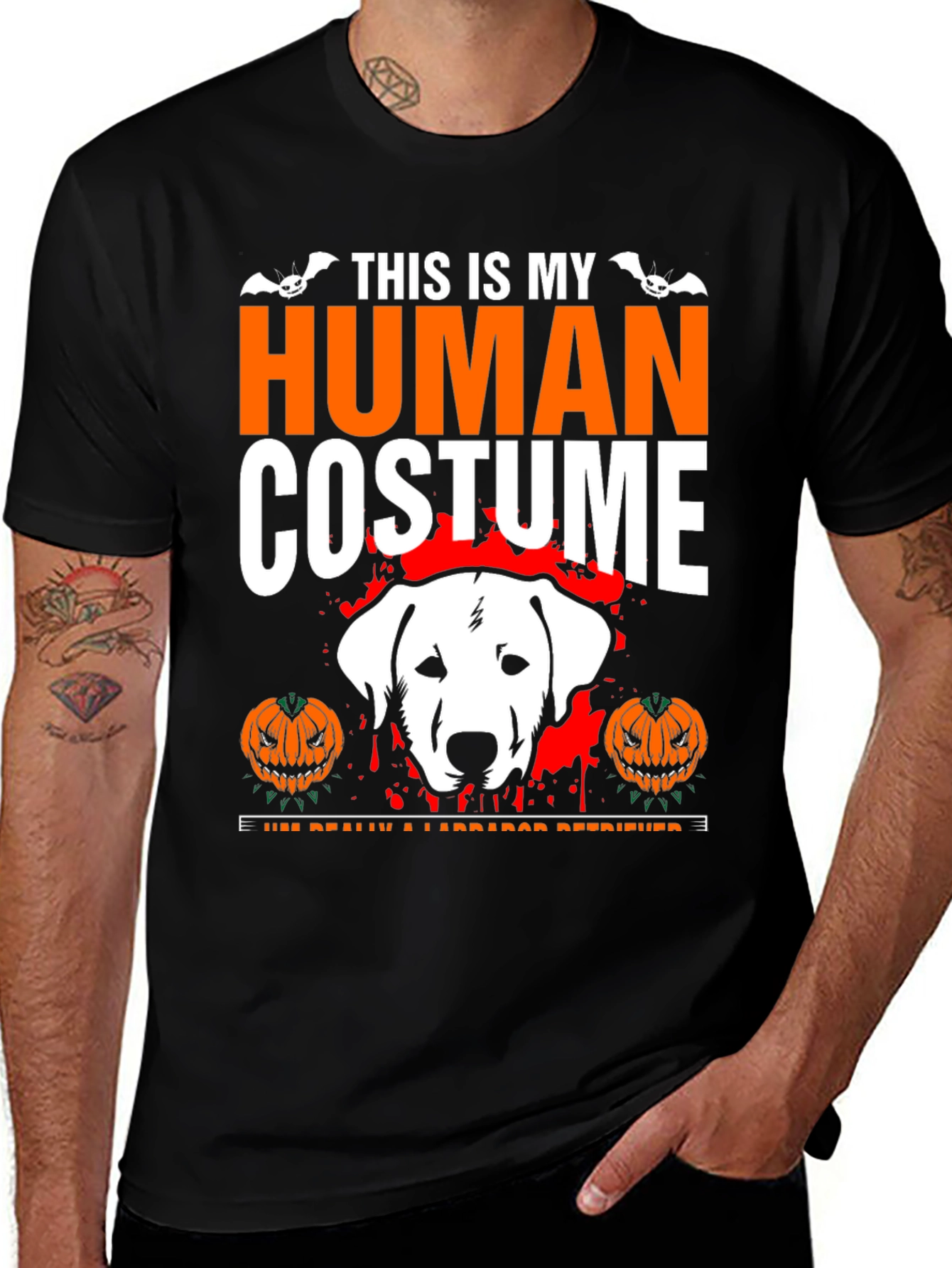 Halloween Labrador Costume T-Shirt