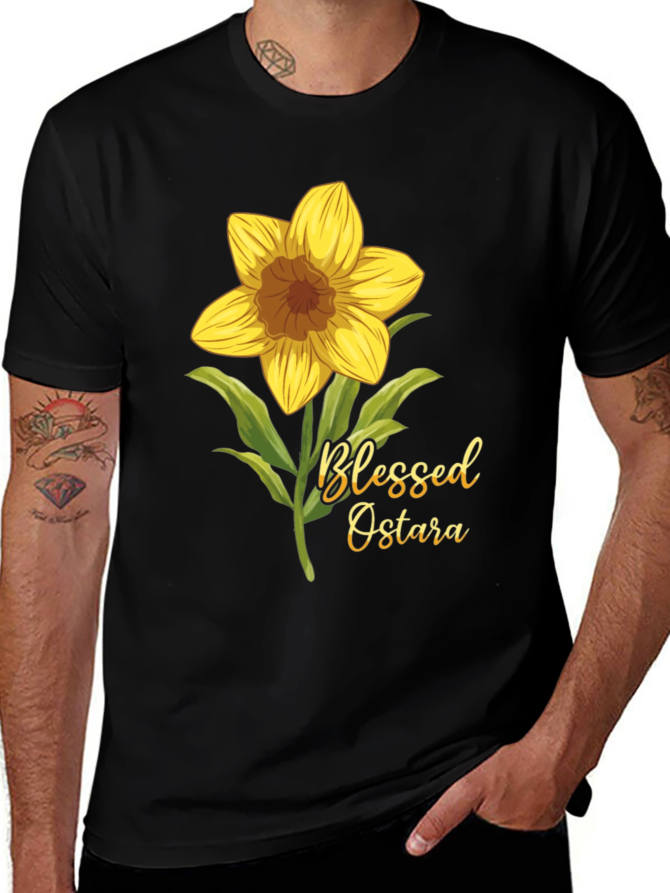 Blessed Ostara Daffodil T-Shirt