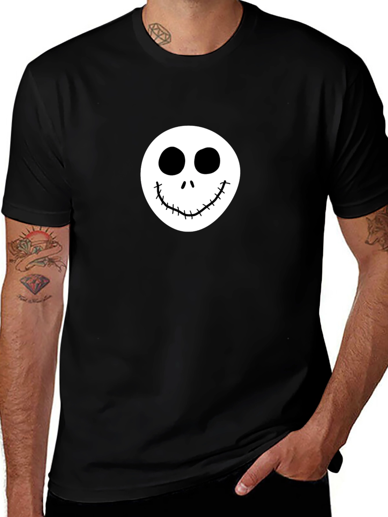 Variant 20 of Spooky Smile Black Tee