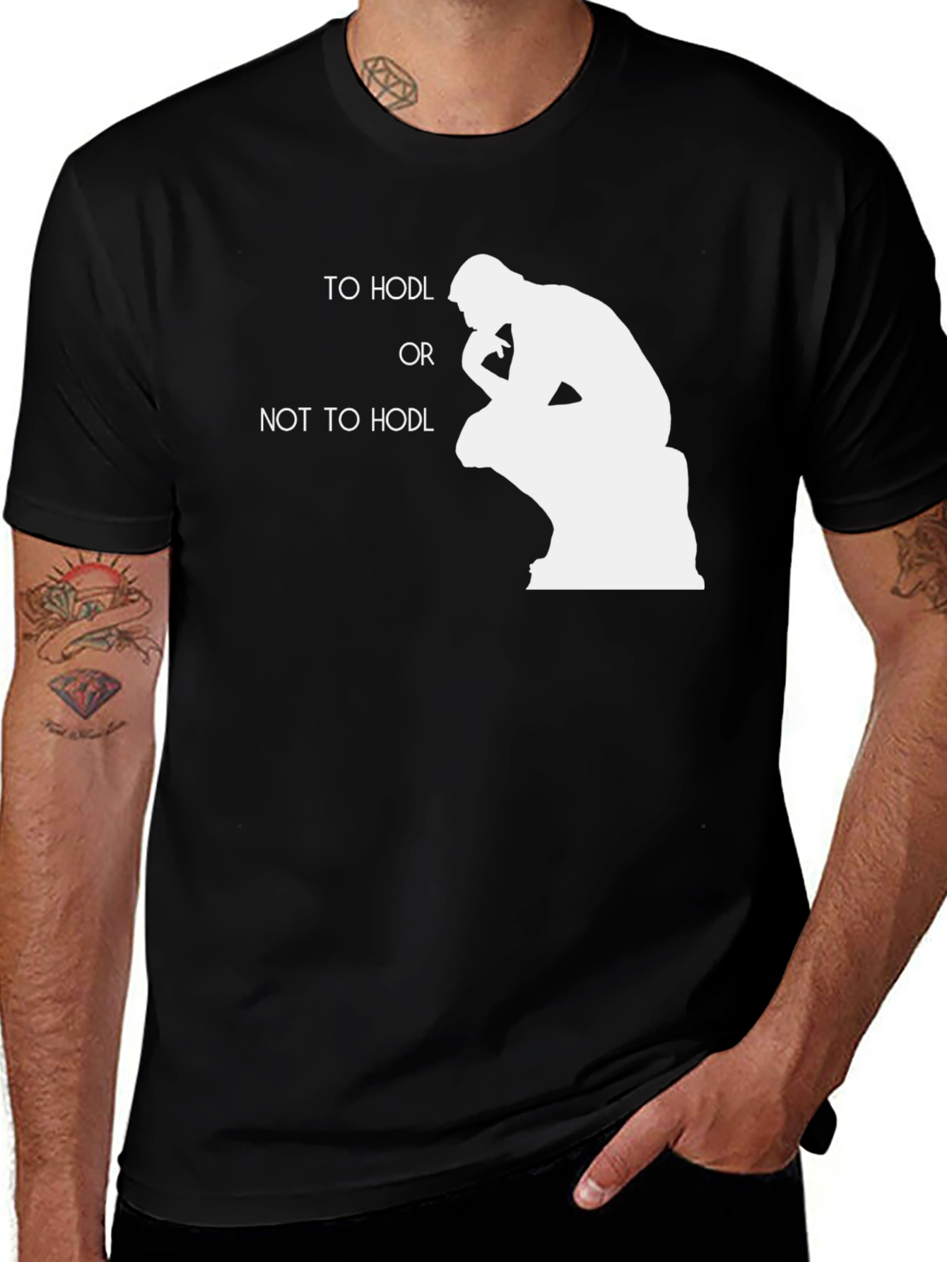 Variant 23 of To HODL or Not to HODL Crypto T-Shirt