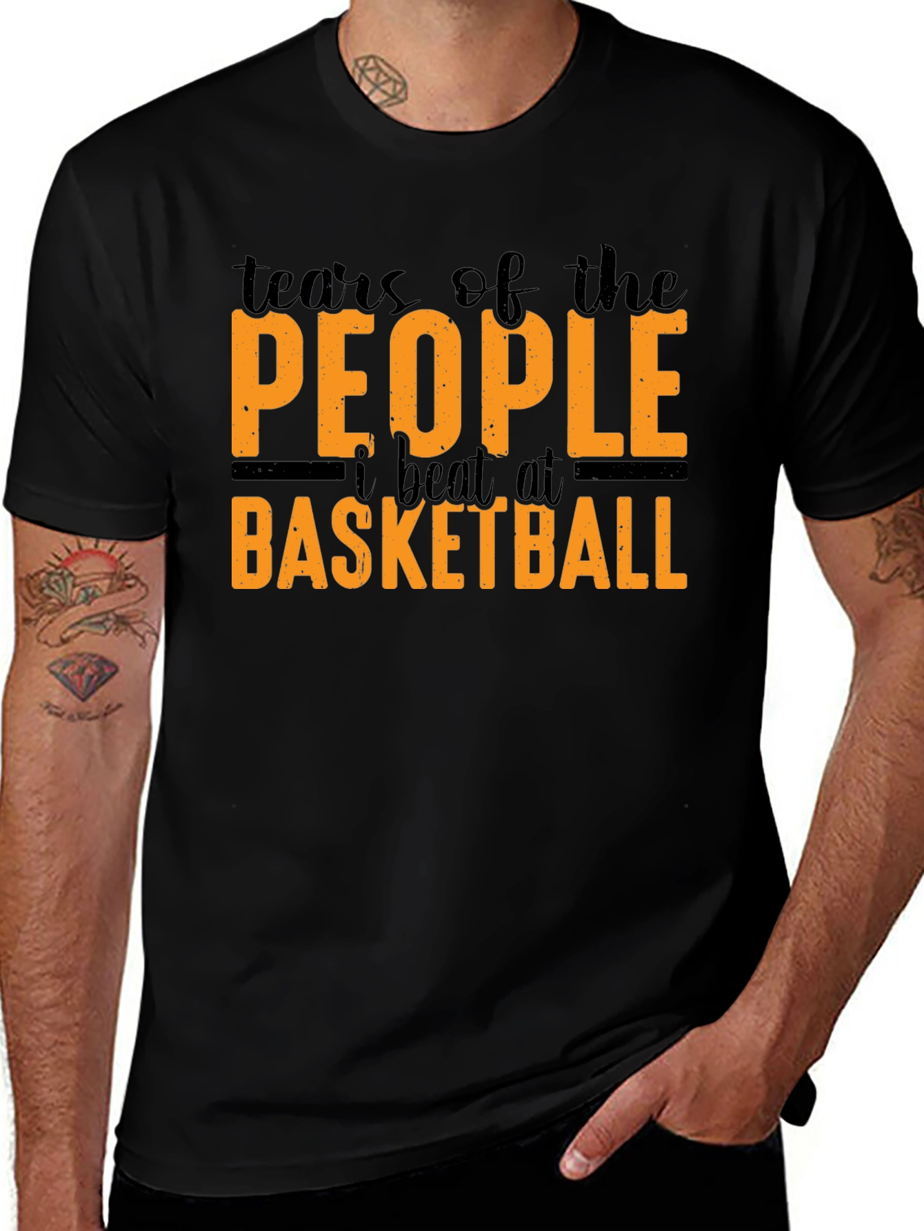 Variant 18 of Basketball Fan T-Shirt