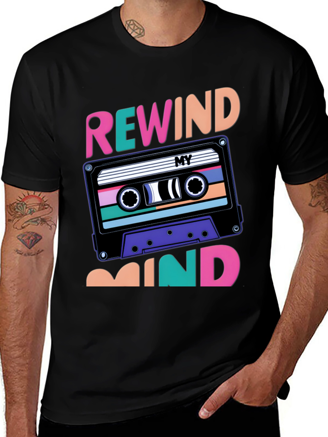 Variant 5 of Rewind My Mind Graphic Tee