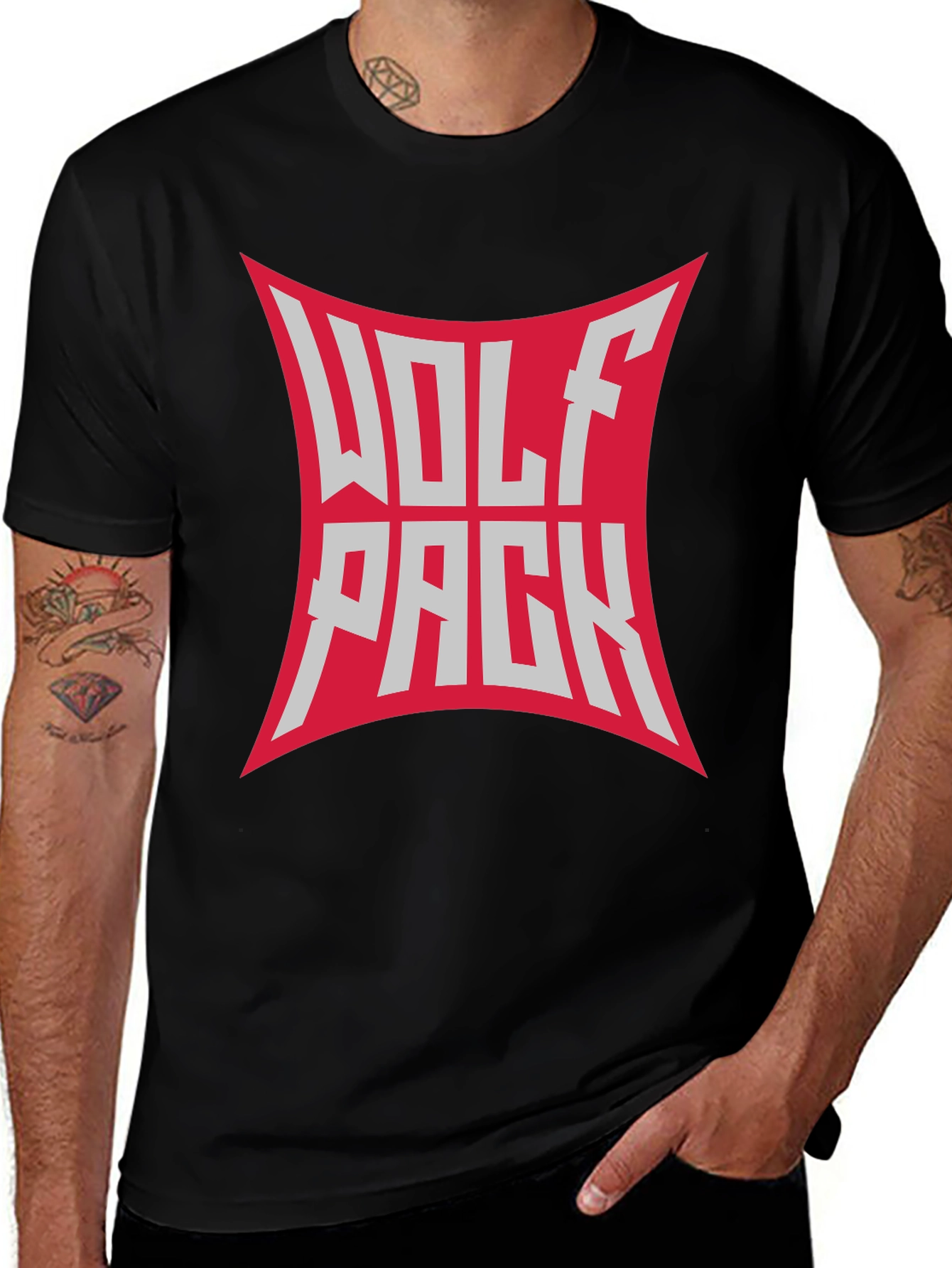 Wolf Pack Graphic T-Shirt - Bold Streetwear Style