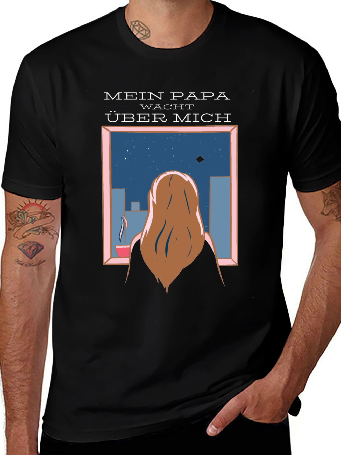 Variant 26 of Mein Papa Wacht Über Mich T-Shirt
