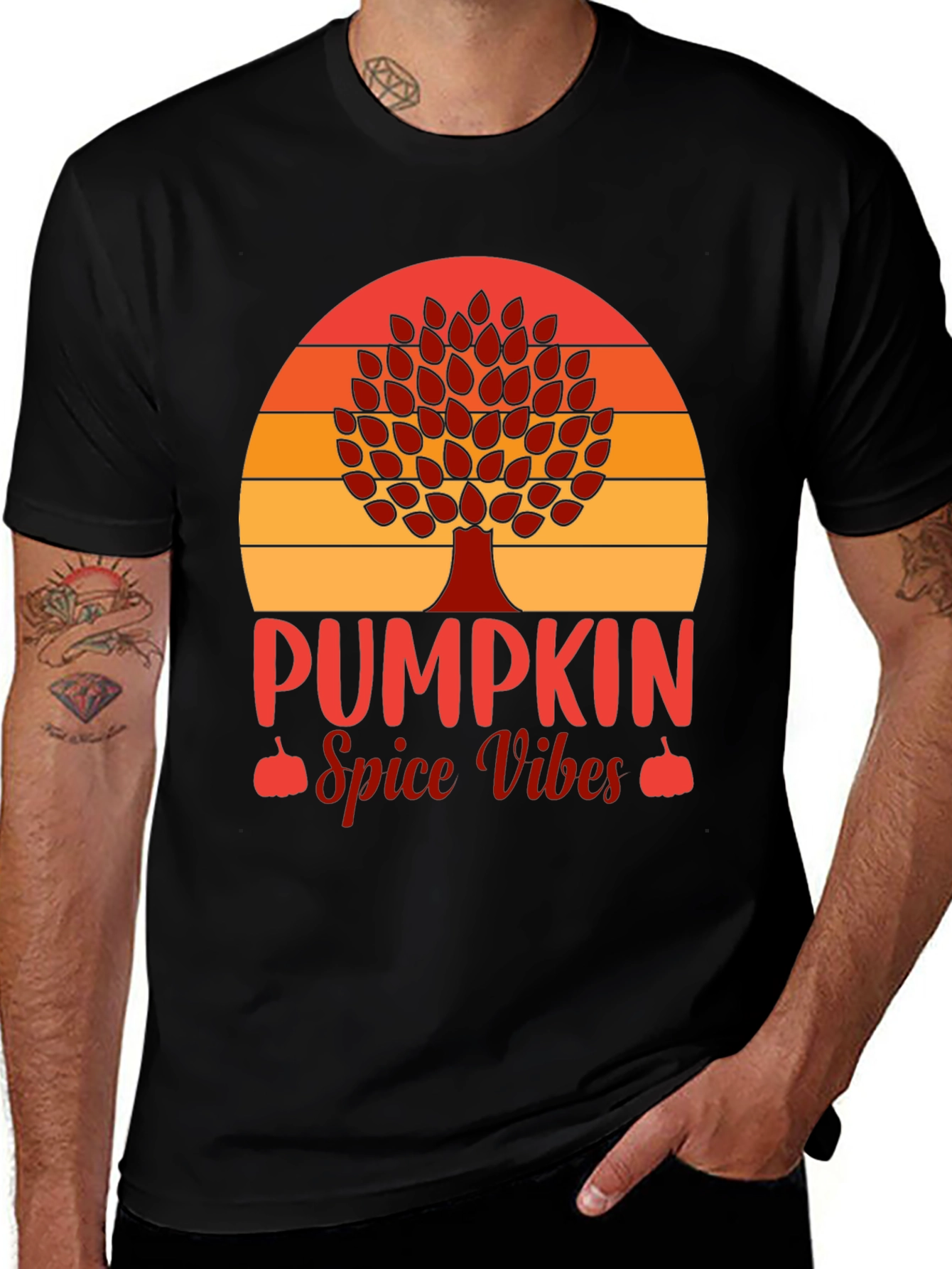 Variant 20 of Pumpkin Spice Vibes Graphic T-Shirt