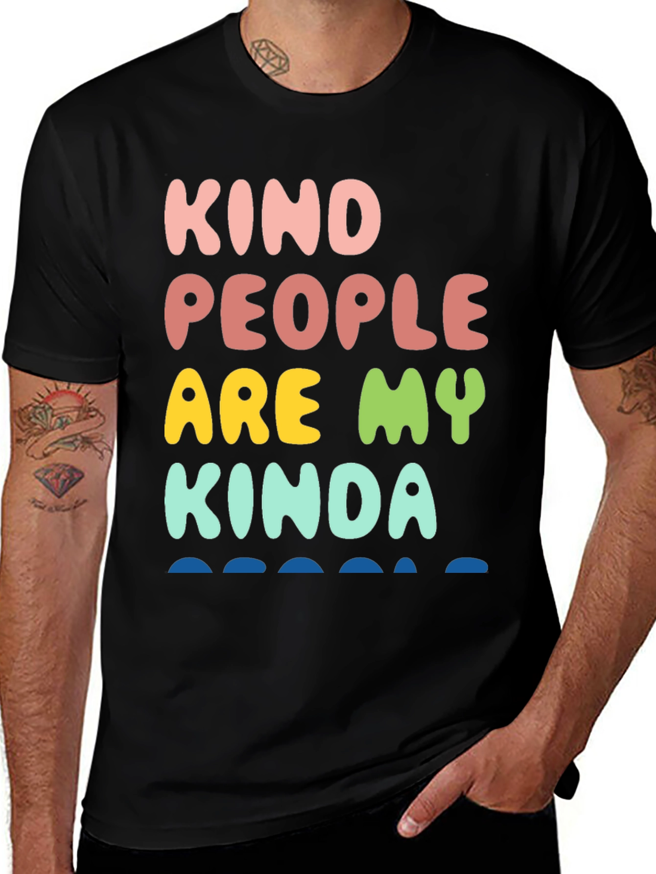 Variant 29 of Kind People T-Shirt: Positive Vibes Apparel