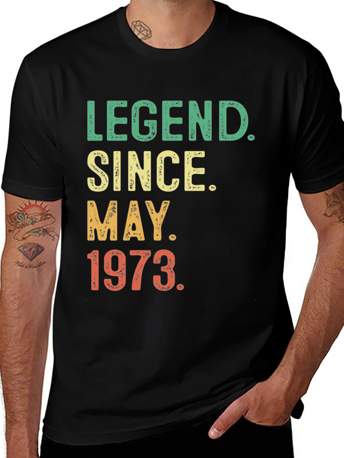Variant 4 of Legend Since May 1973 - Birthday T-Shirt