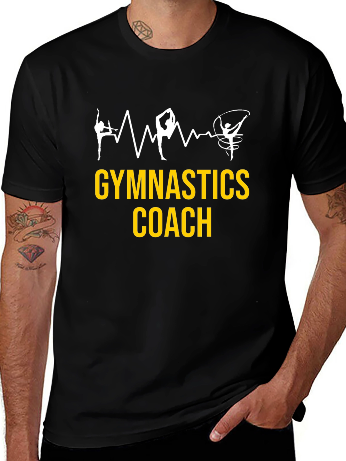 Variant 6 of Gymnastics Coach T-Shirt - Gymnastics Design