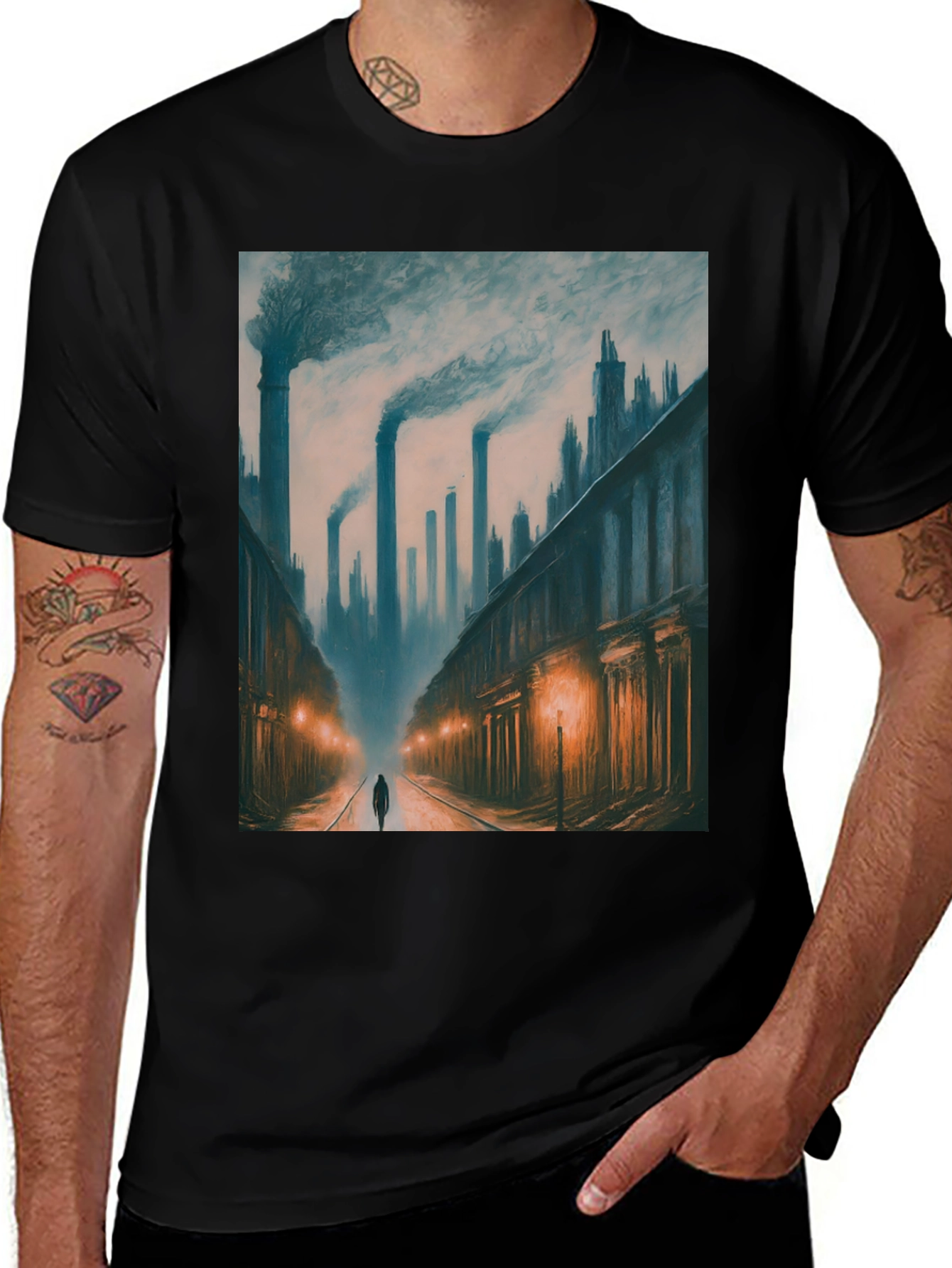Variant 30 of Industrial Dreamscape Tee