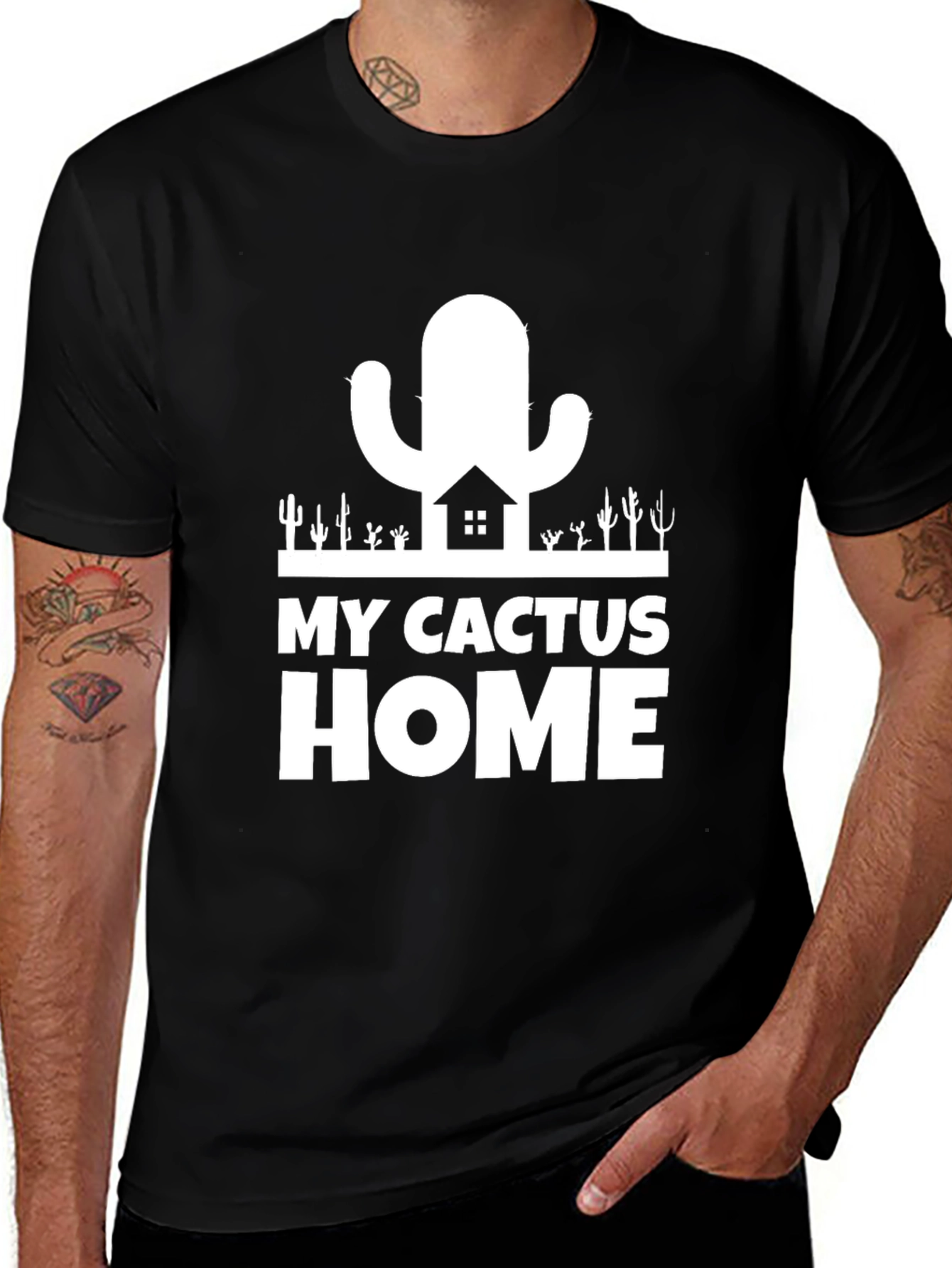 Variant 22 of My Cactus Home Graphic Tee