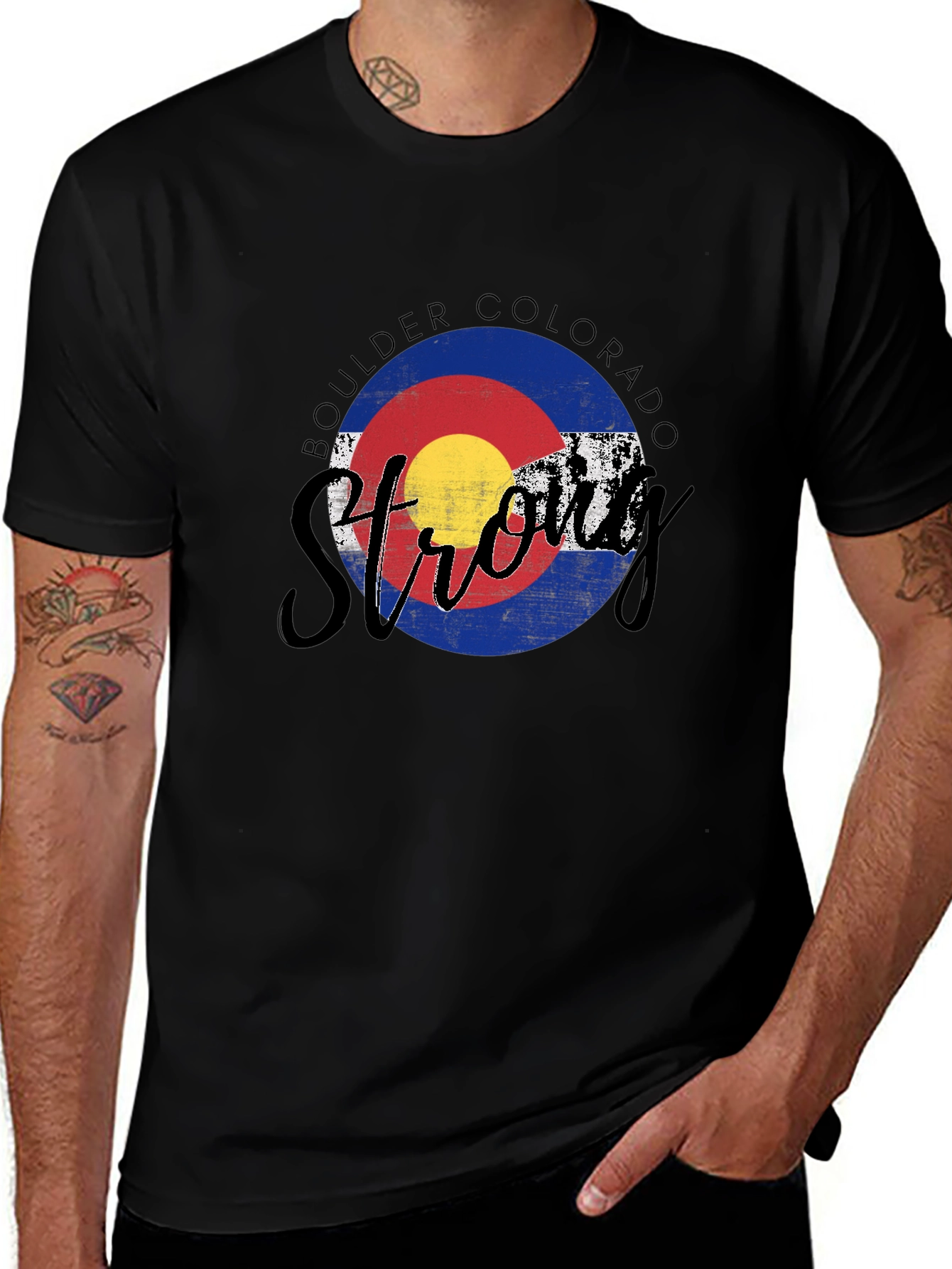 Boulder Colorado Strong T-Shirt