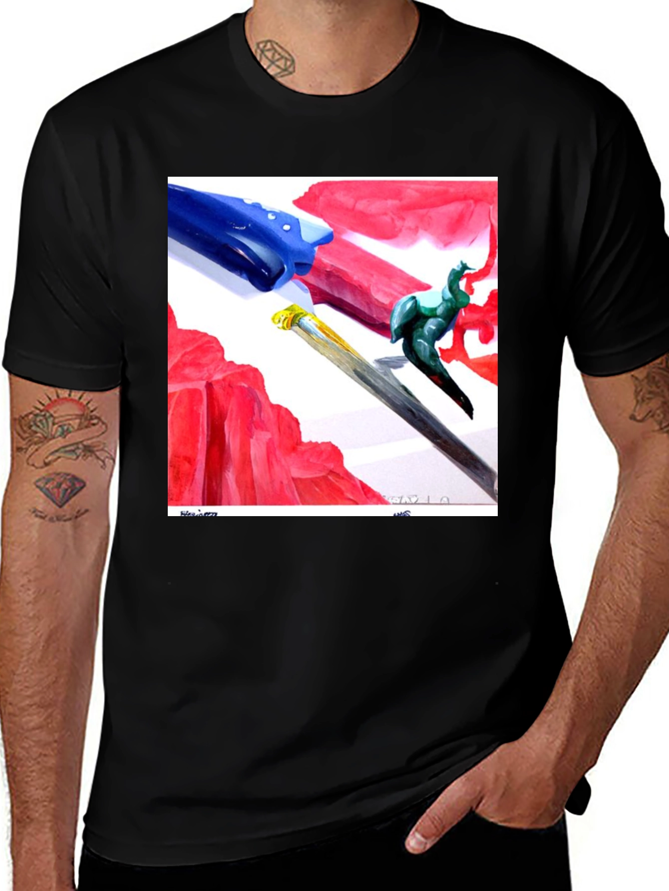 Variant 10 of Abstract Art T-Shirt - Modern Artistic Tee