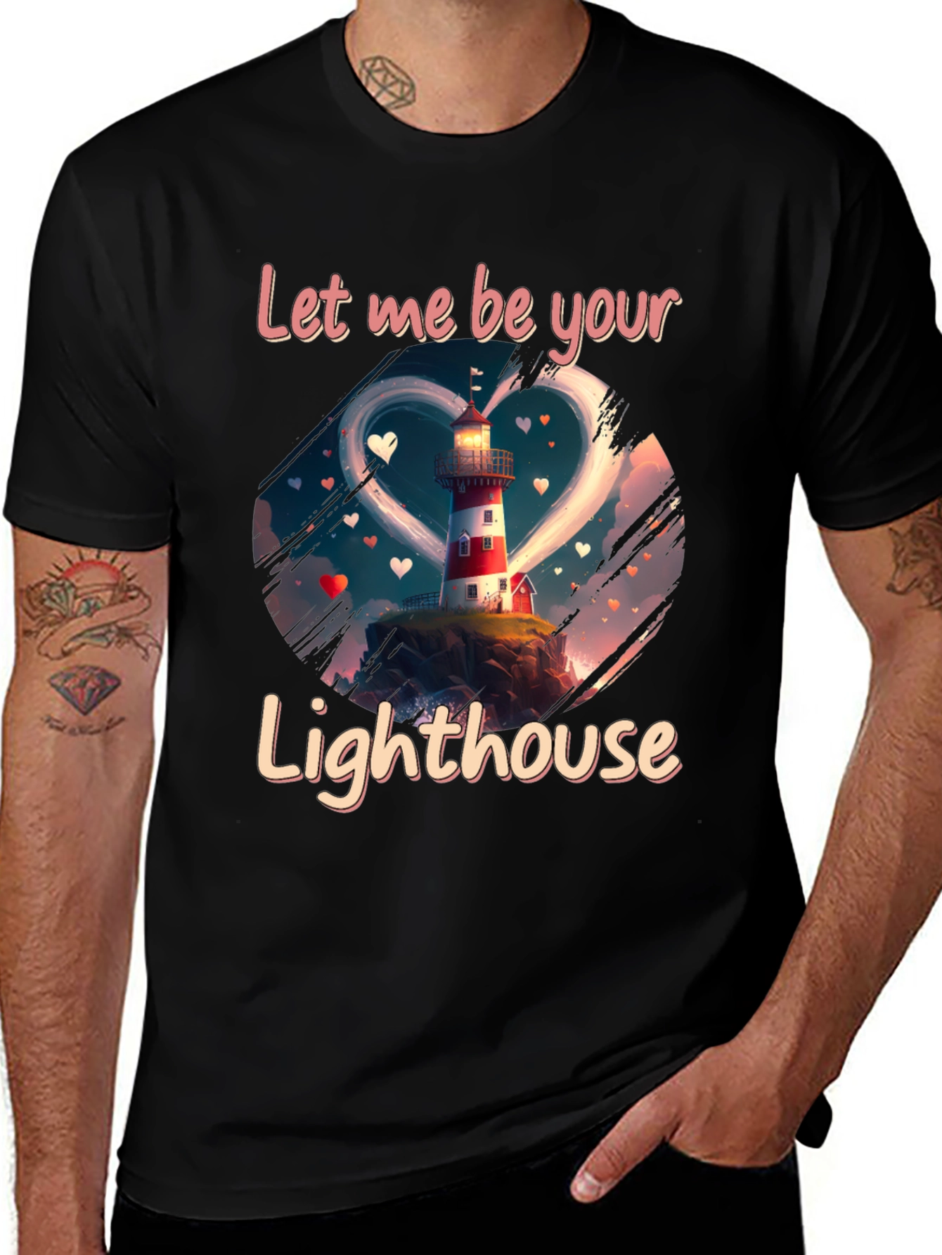 Variant 10 of Let Me Be Your Lighthouse T-Shirt