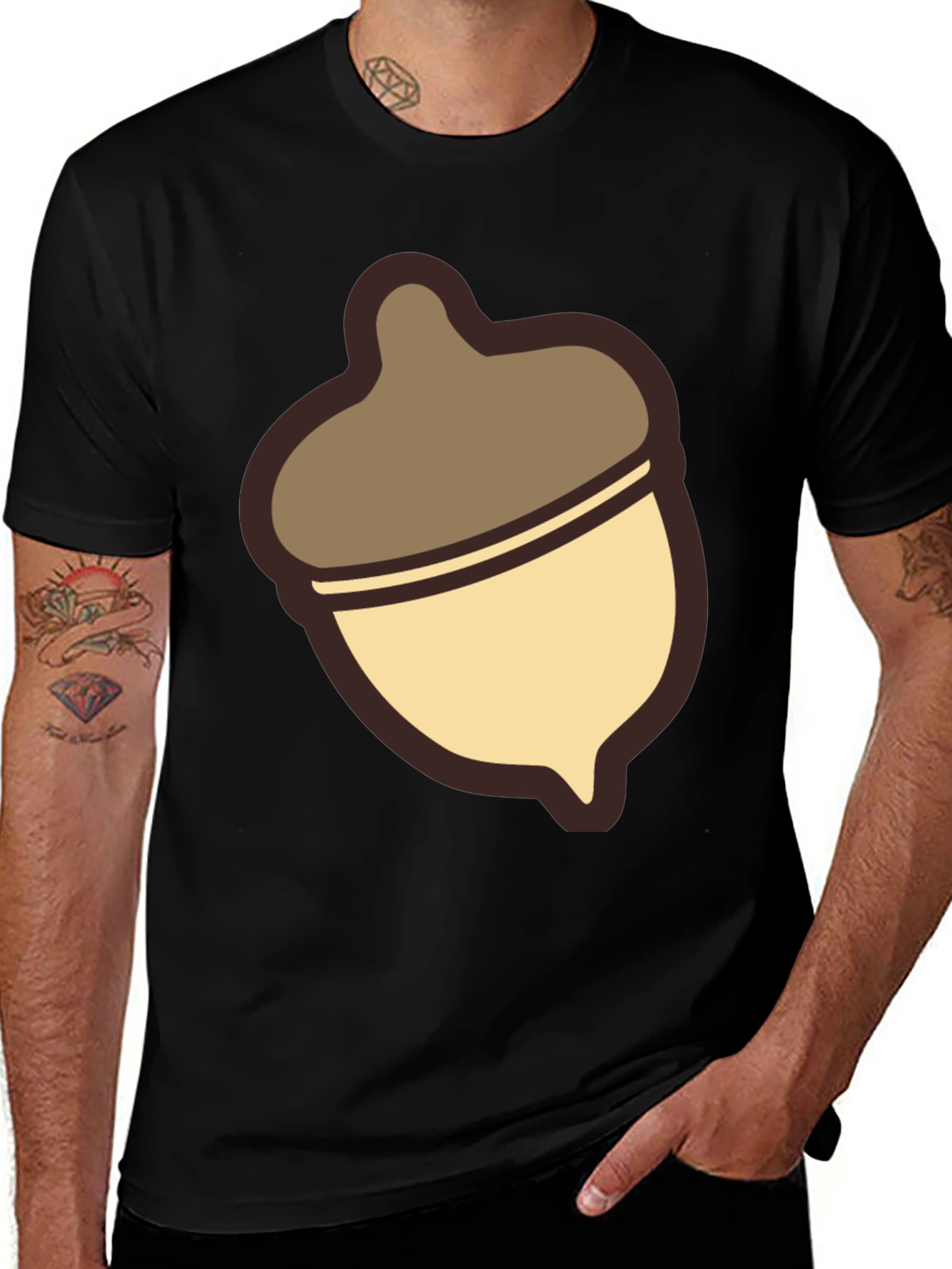 Variant 3 of Acorn Graphic T-Shirt - Casual Comfort Style