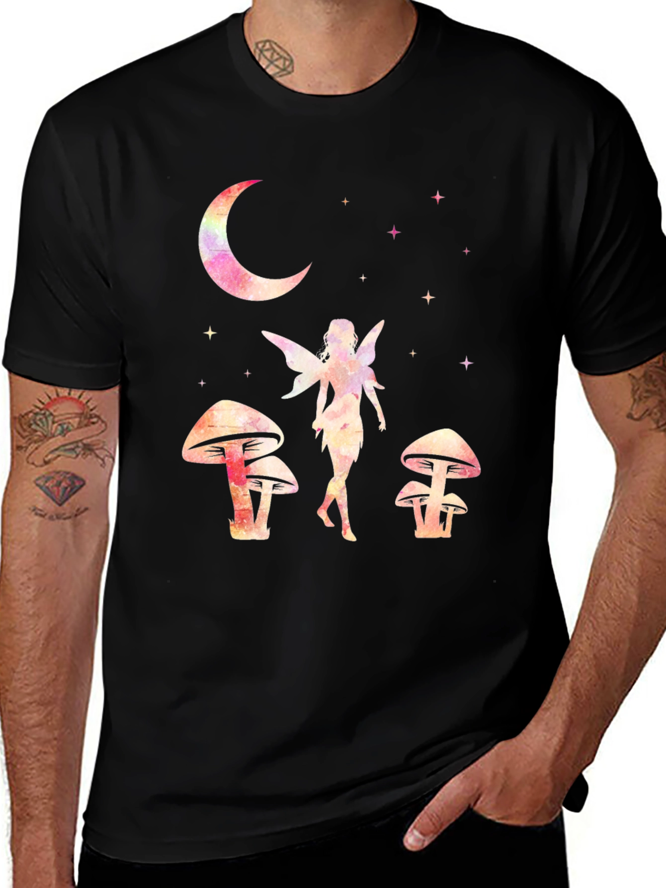 Variant 13 of Fairy Moon Mushroom Graphic T-Shirt