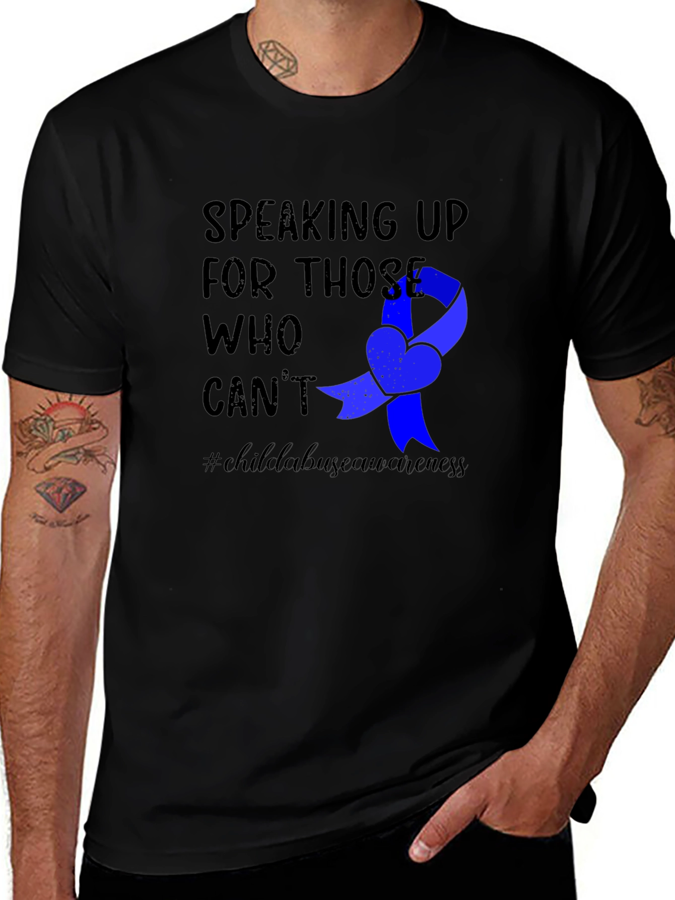 Variant 25 of Child Abuse Awareness Tee - Speaking Up T-Shirt