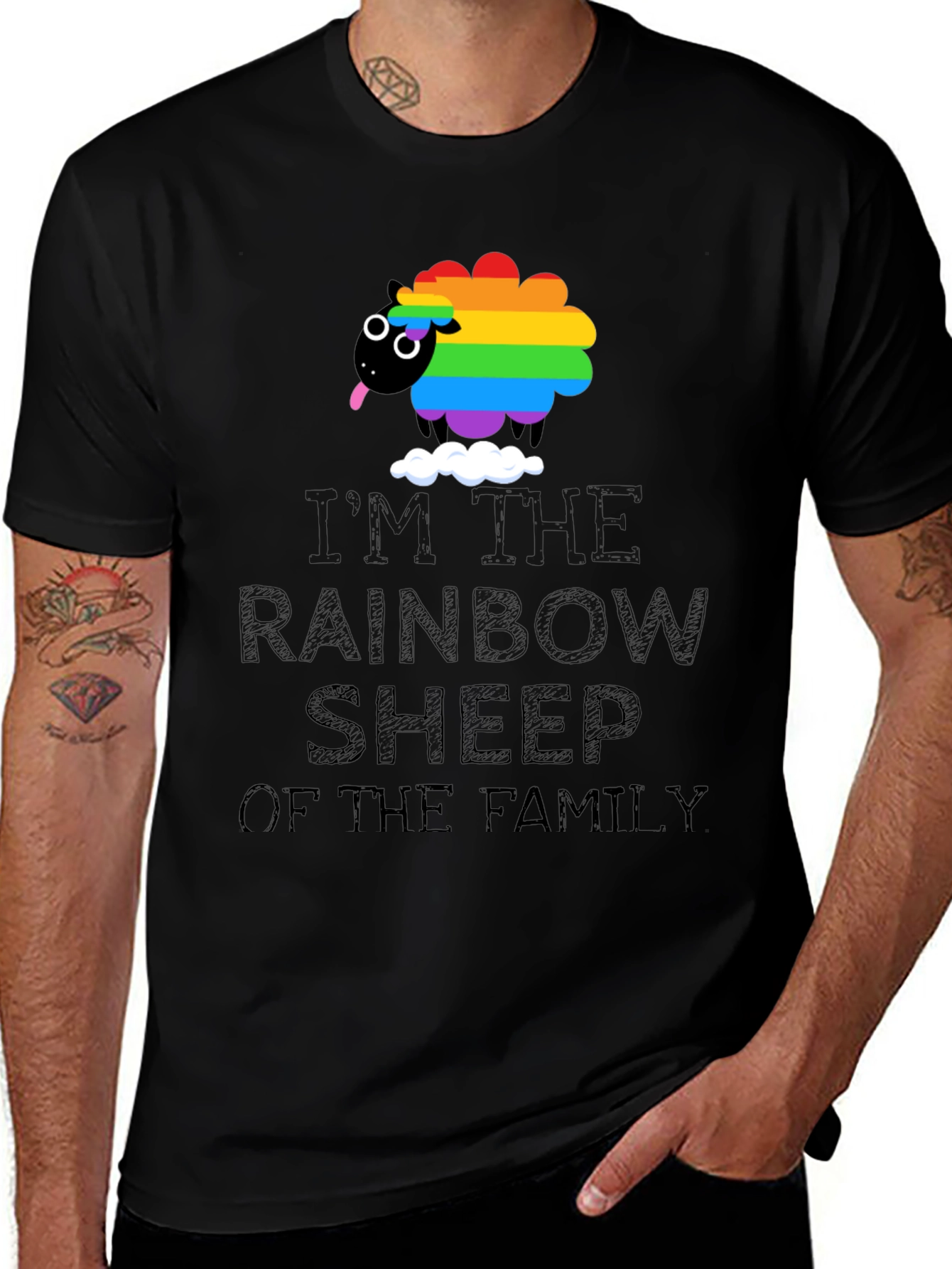 Variant 26 of Black Sheep of the Family Pride T-Shirt