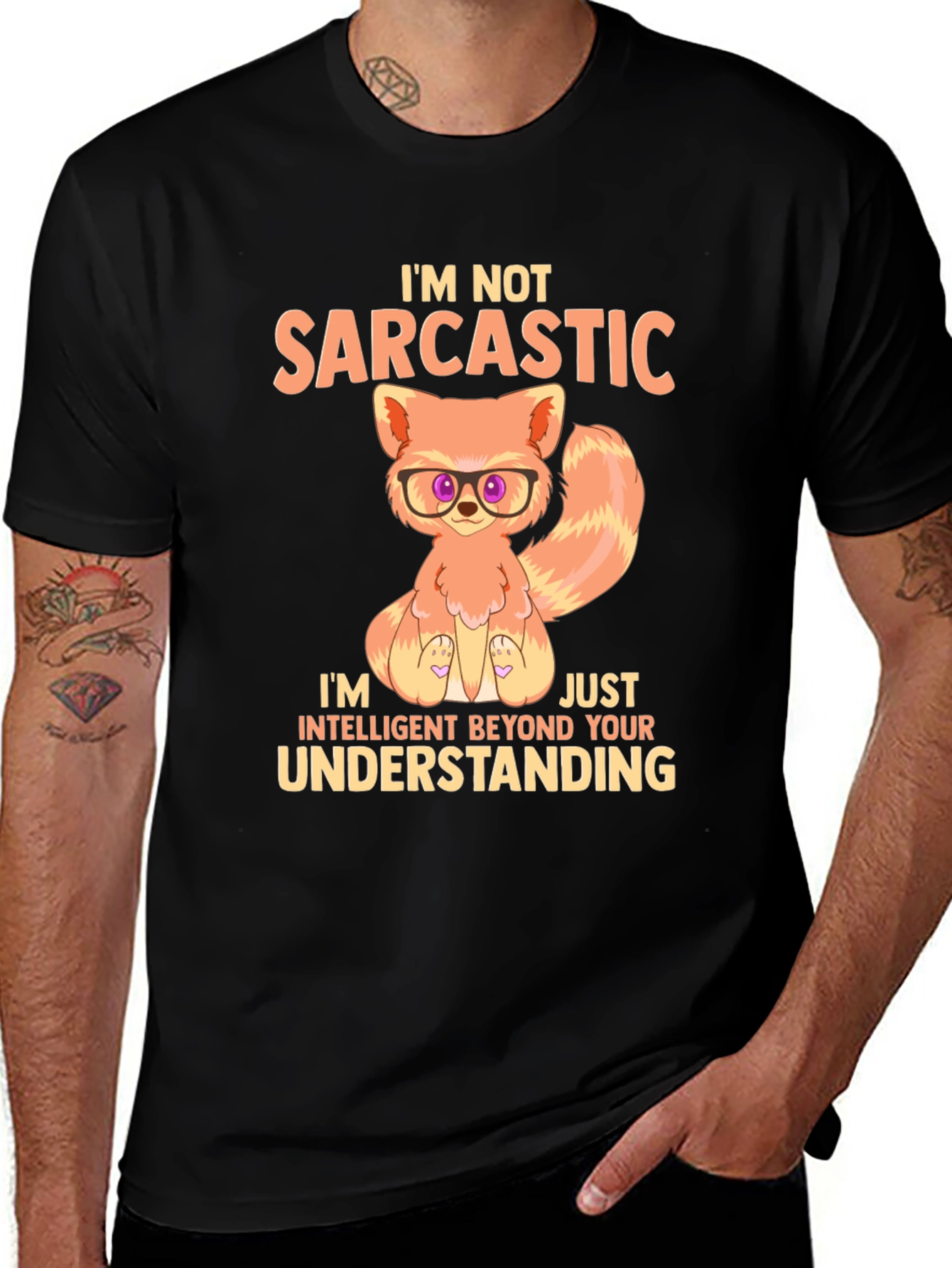 Sarcastic? Intelligent Red Panda T-Shirt