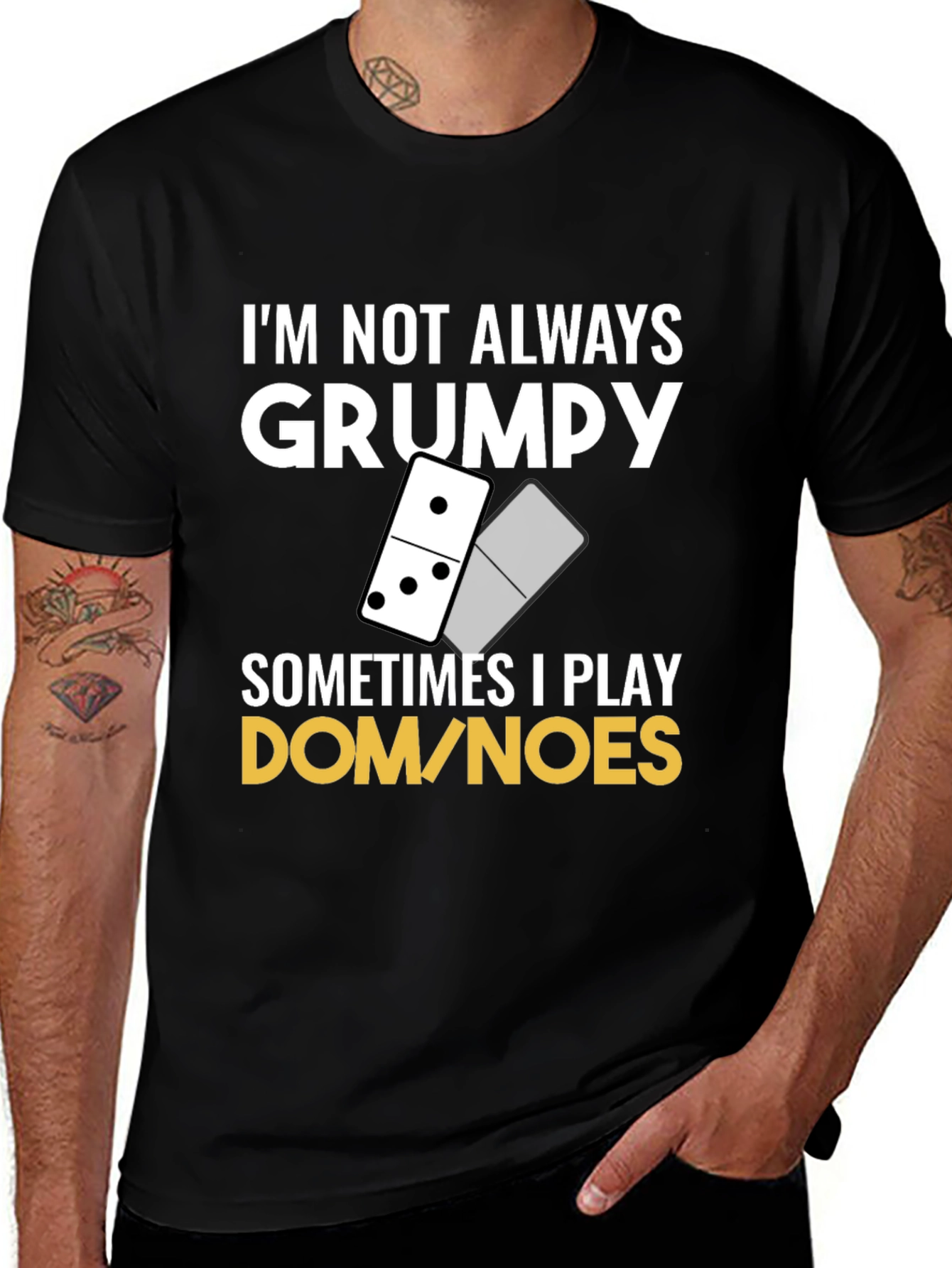 Variant 10 of Grumpy Dominoes T-Shirt