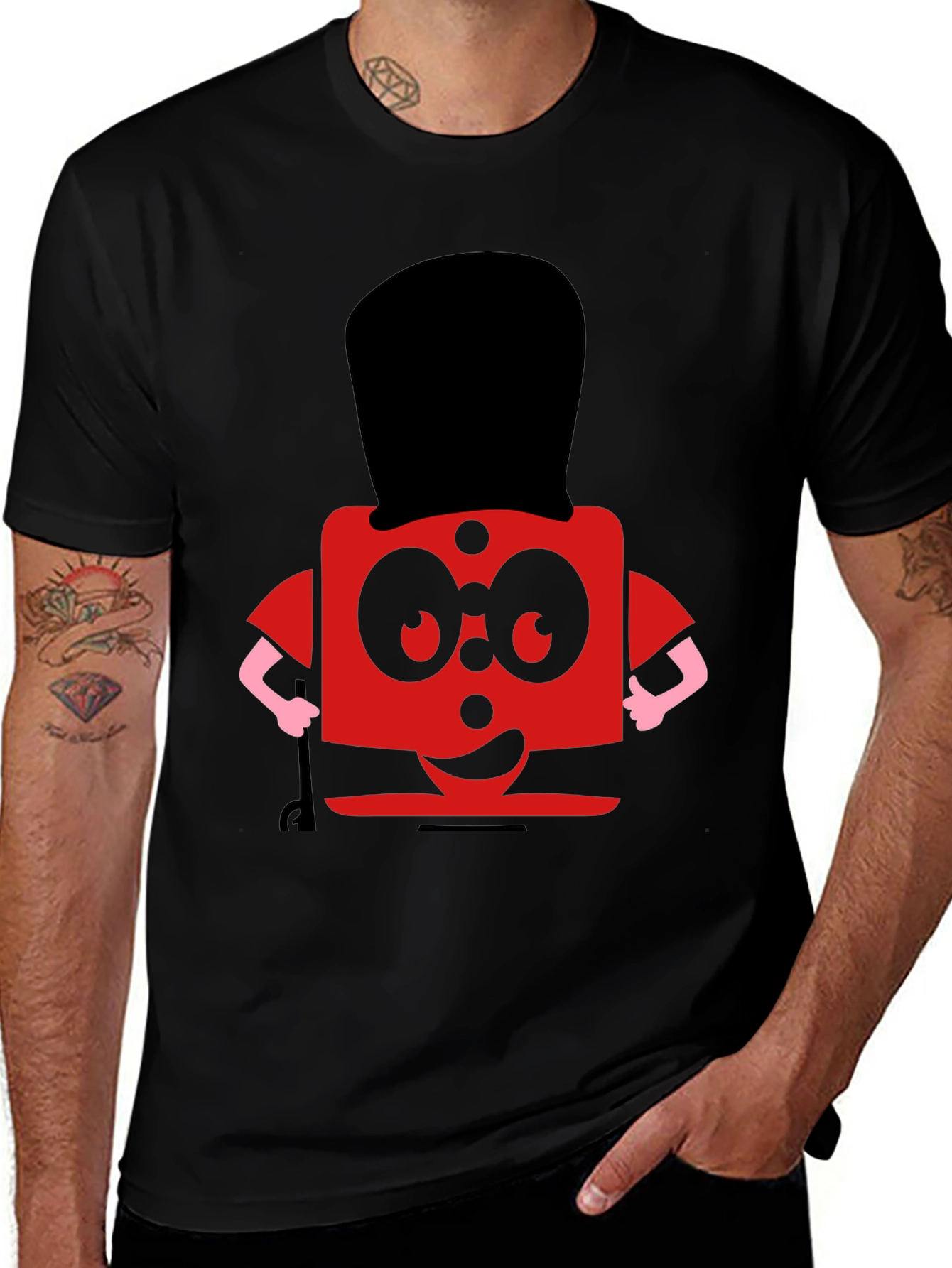 Variant 6 of Red Grenadier T-Shirt: Cartoon Character