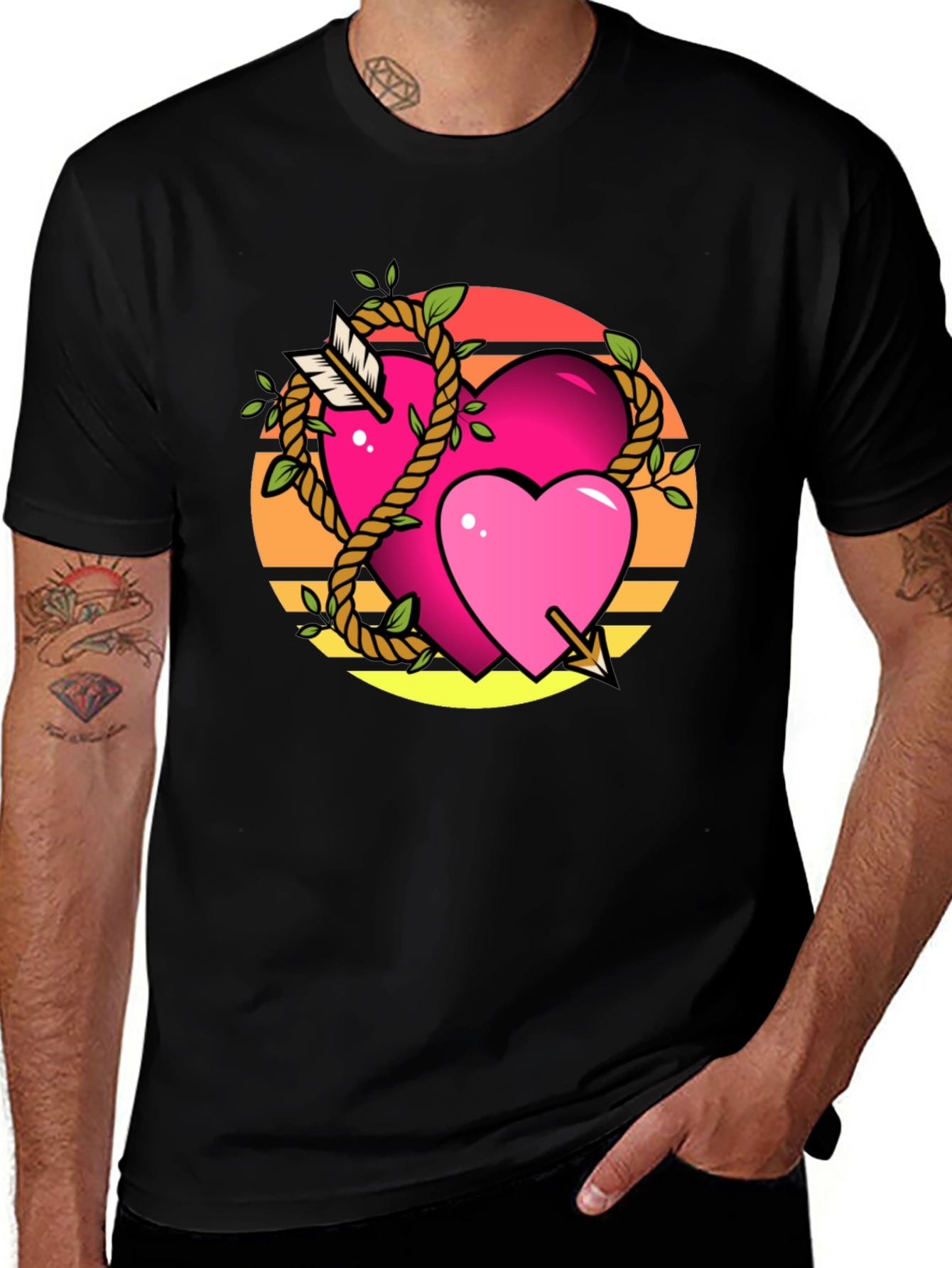 Variant 22 of Heart Arrow Graphic Tee