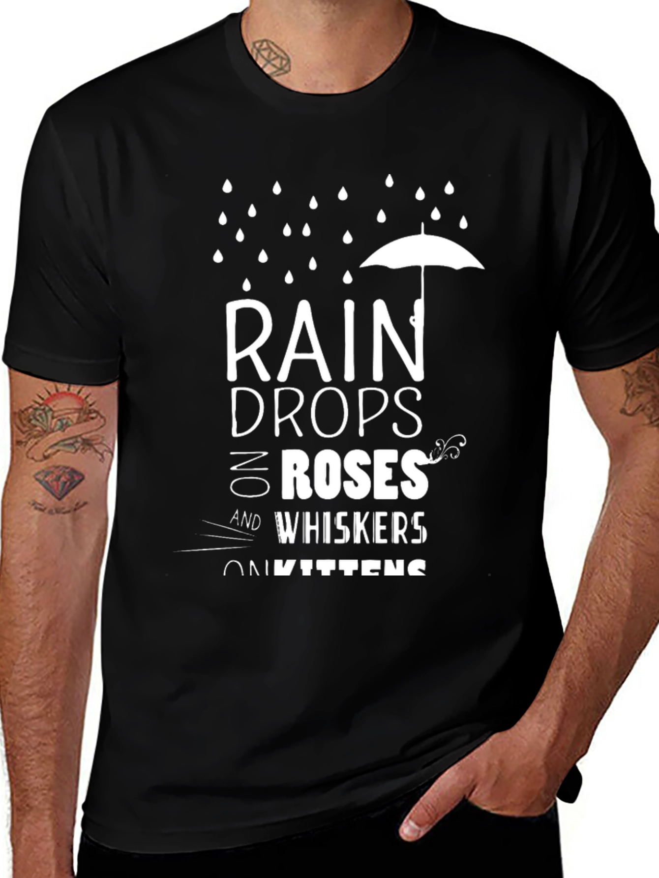 Raindrops on Roses Graphic T-Shirt