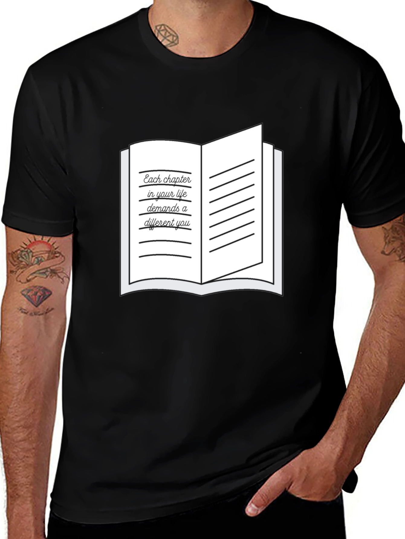 Variant 17 of Book Chapter Life T-Shirt - Literary Tee
