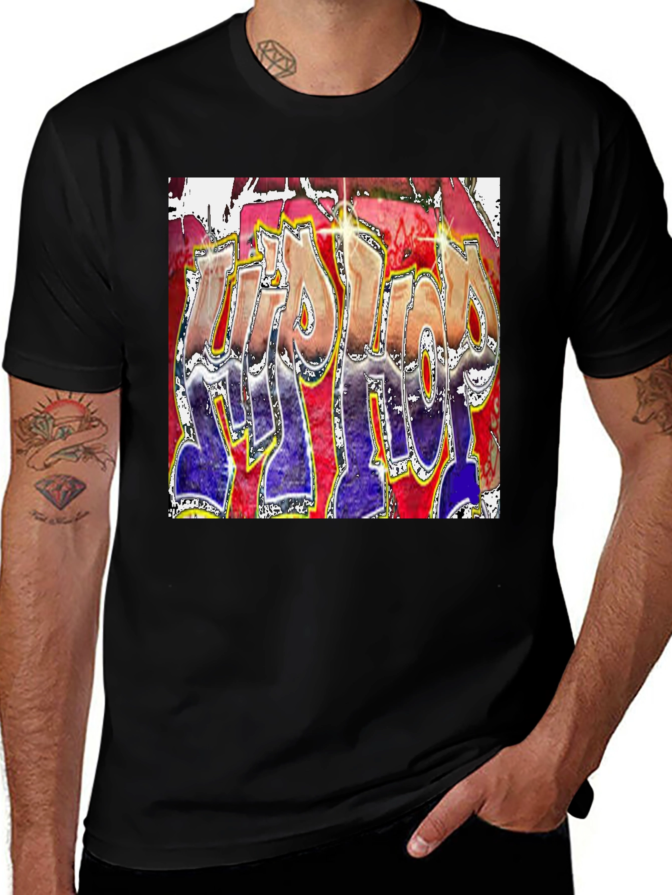 Variant 3 of Hip Hop Graffiti Graphic Tee